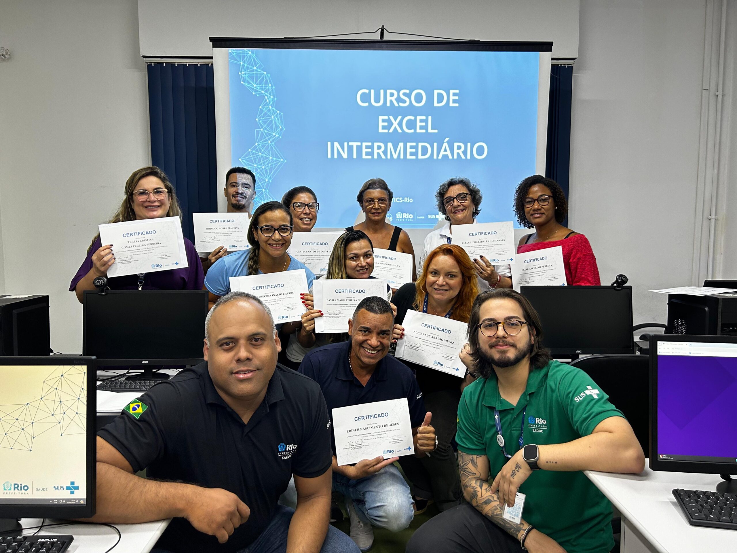 10ª Turma De Excel Intermediário Na Estação OTICS-Rio Catete