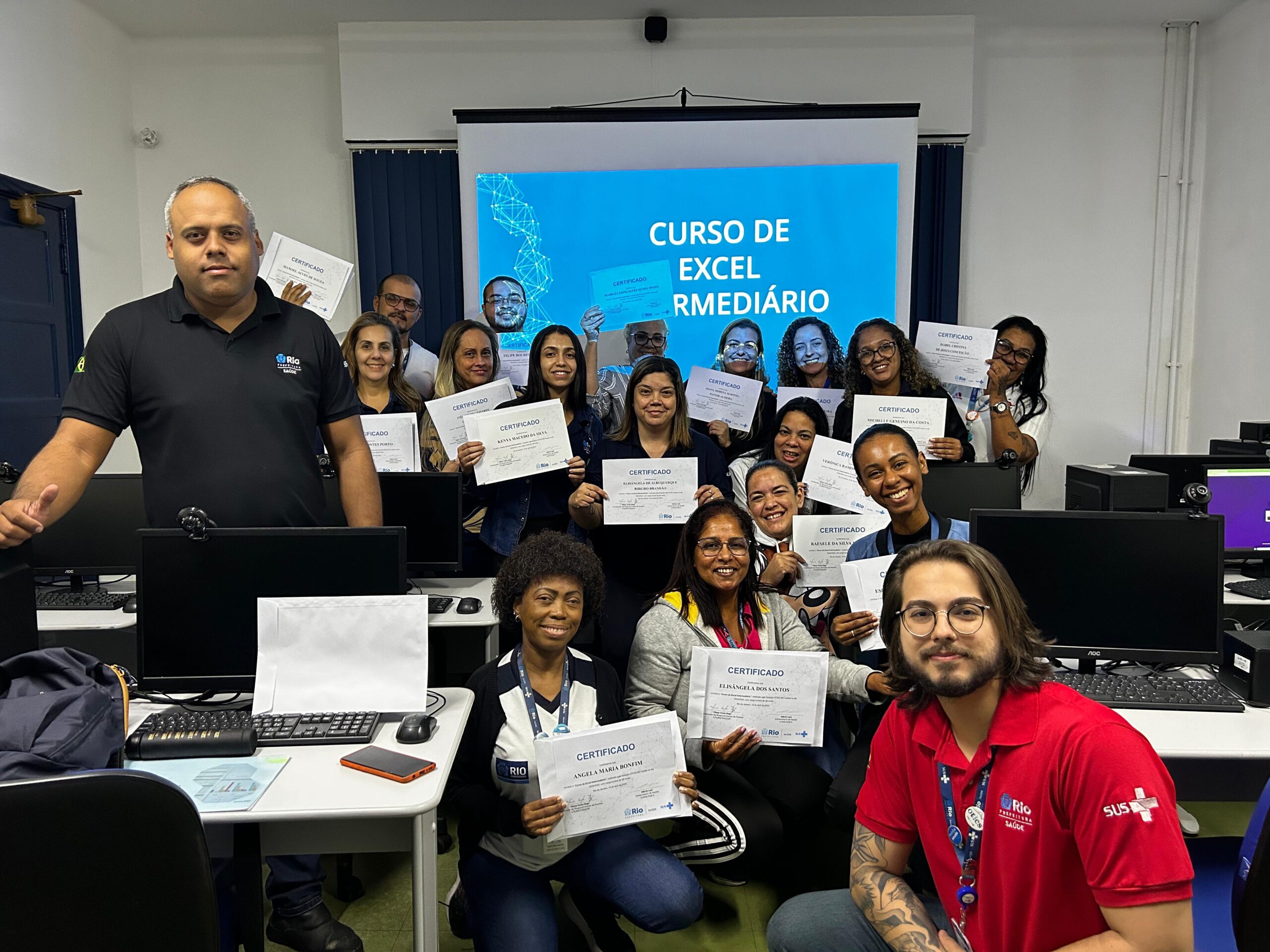 11ª Turma De Excel Intermediário Na Estação OTICS-Rio Catete