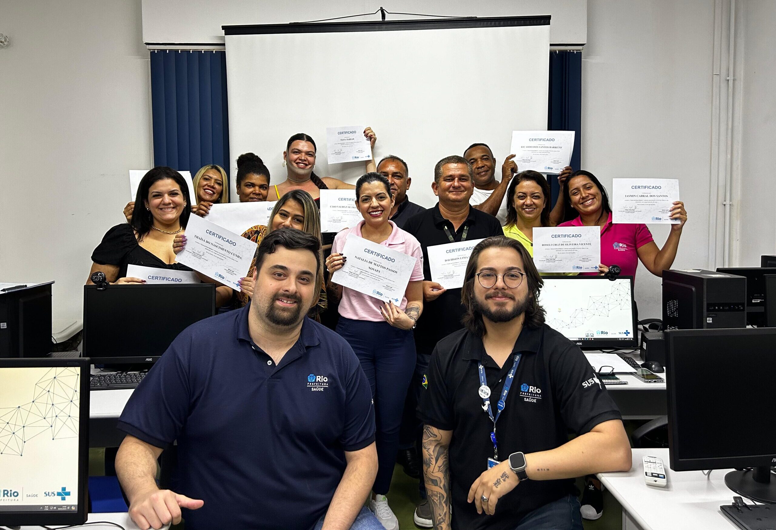 21ª Turma do Curso de Excel Básico Na Estação Otics-Rio Catete