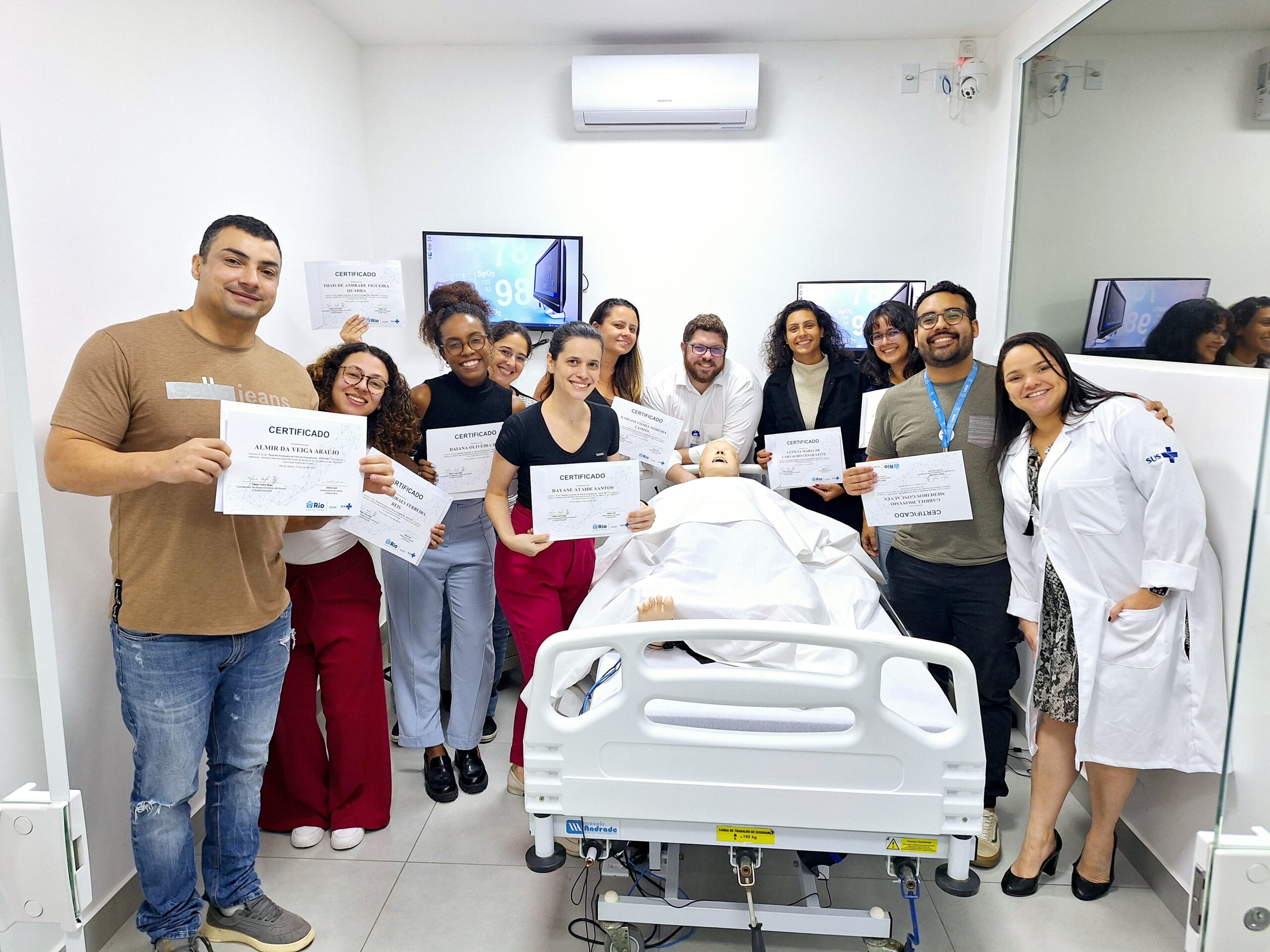 134ª Turma do Curso SAVE-RIO da Secretaria Municipal de Saúde