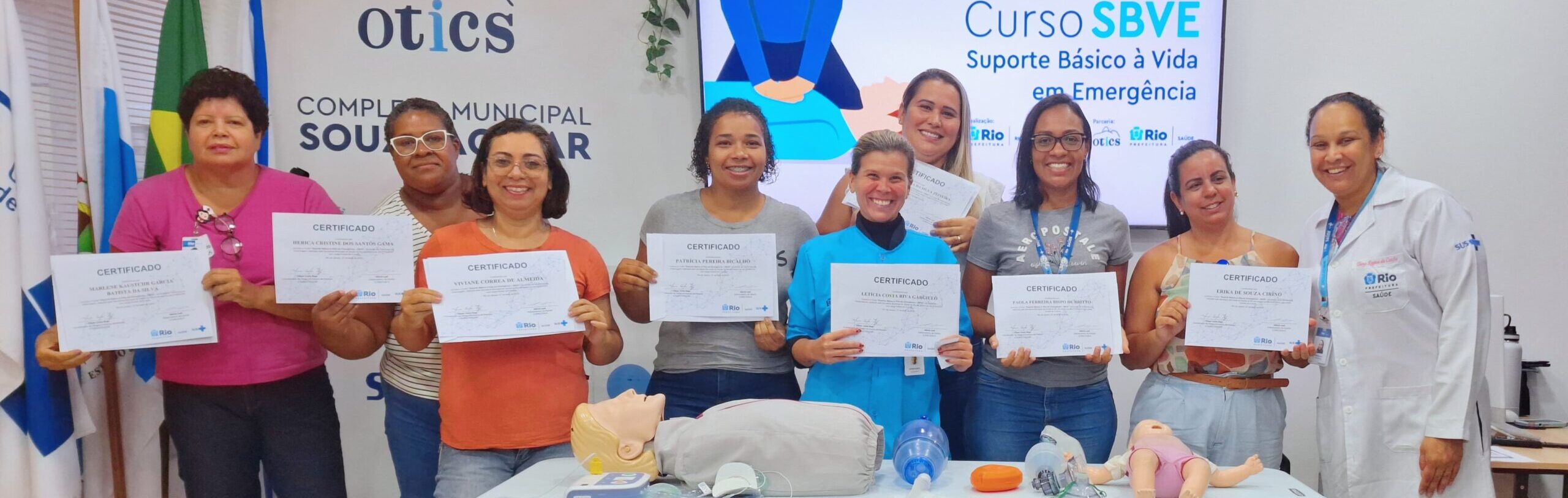 1ª Turma Do Mês De Maio De 2024 Do Curso Suporte Básico À Vida Em Emergência – SBVE No Hospital Souza Aguiar