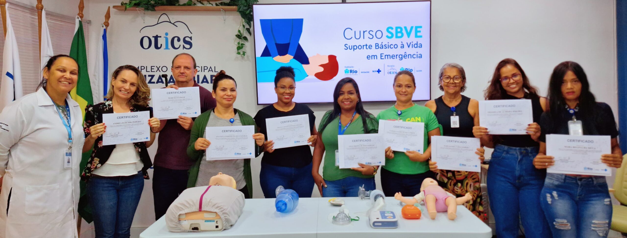 3ª Turma Do Mês De Maio De 2024 Do Curso Suporte Básico À Vida Em Emergência – SBVE No Hospital Souza Aguiar