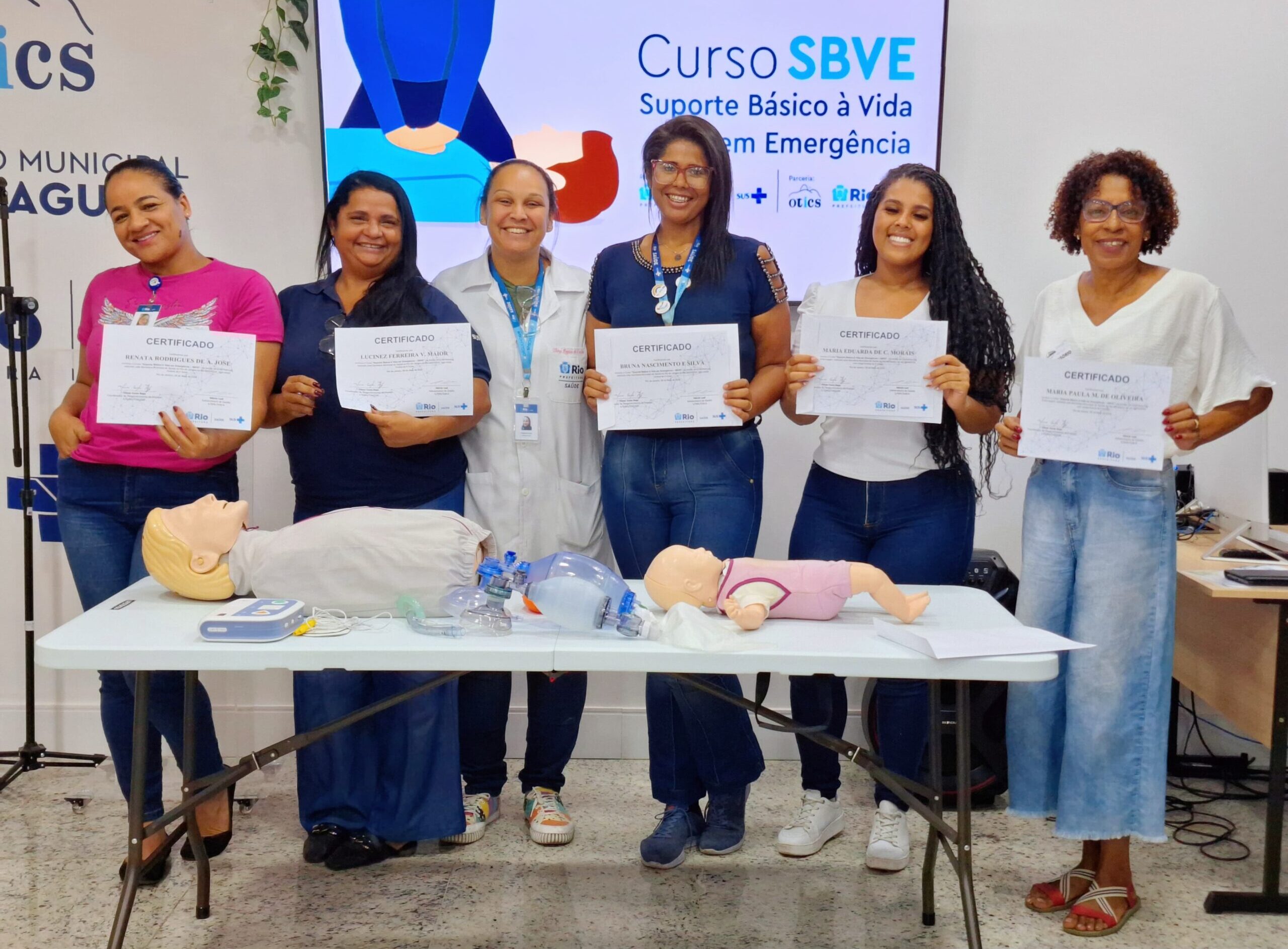 4ª Turma Do Mês De Maio De 2024 Do Curso Suporte Básico À Vida Em Emergência – SBVE No Hospital Souza Aguiar