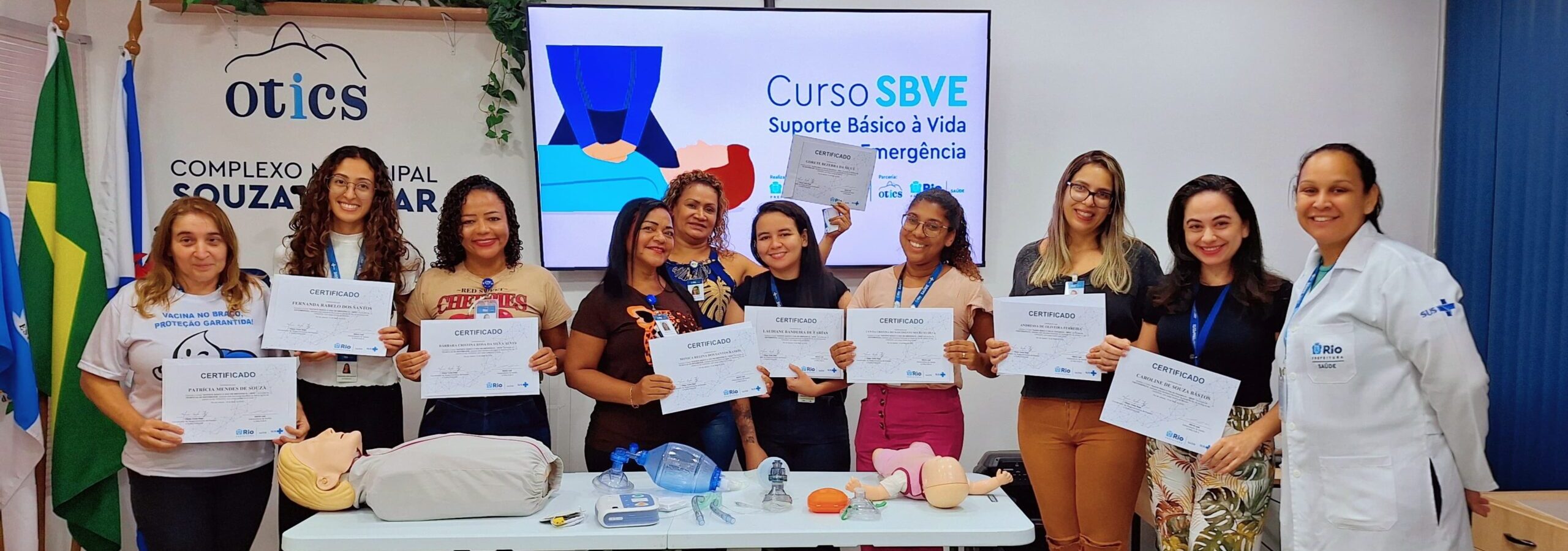 6ª Turma Do Mês De Maio De 2024 Do Curso Suporte Básico À Vida Em Emergência – SBVE No Hospital Souza Aguiar