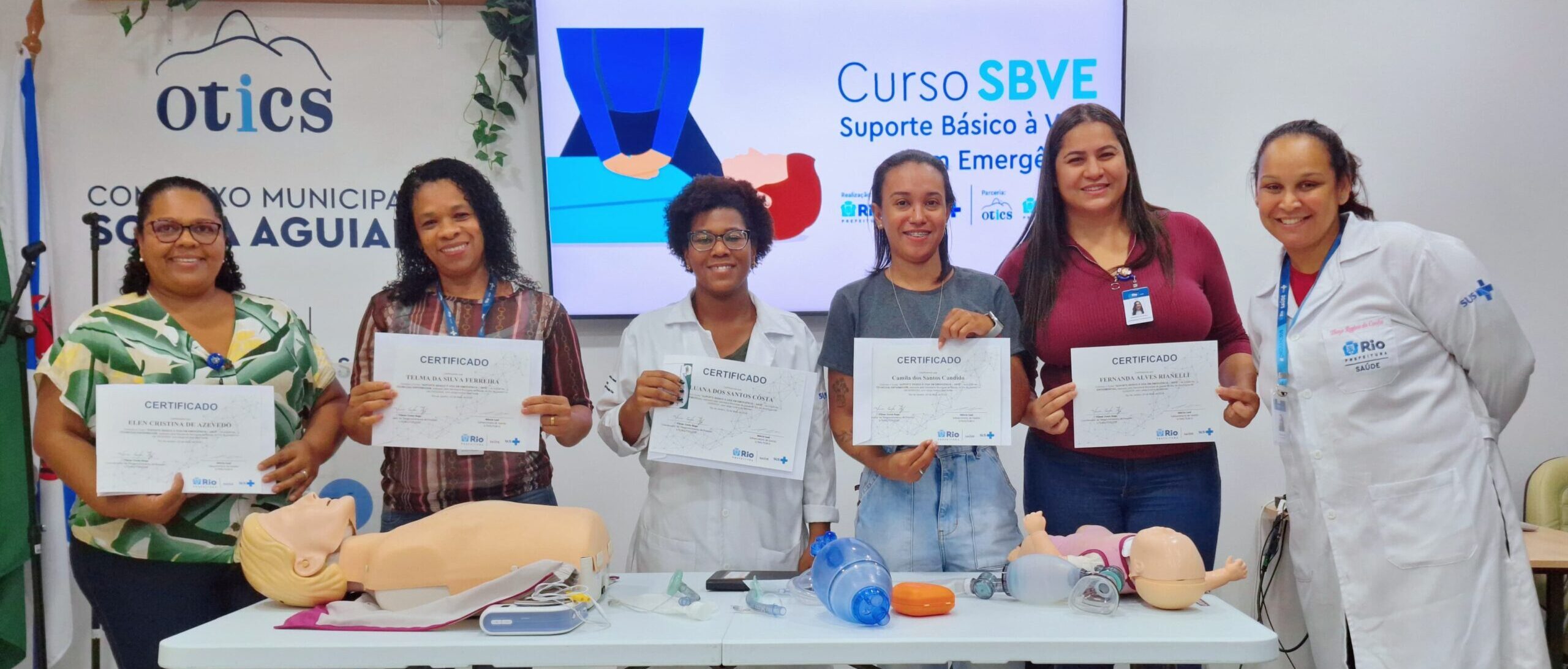 12ª Turma Do Mês De Maio De 2024 Do Curso Suporte Básico À Vida Em Emergência – SBVE No Hospital Souza Aguiar