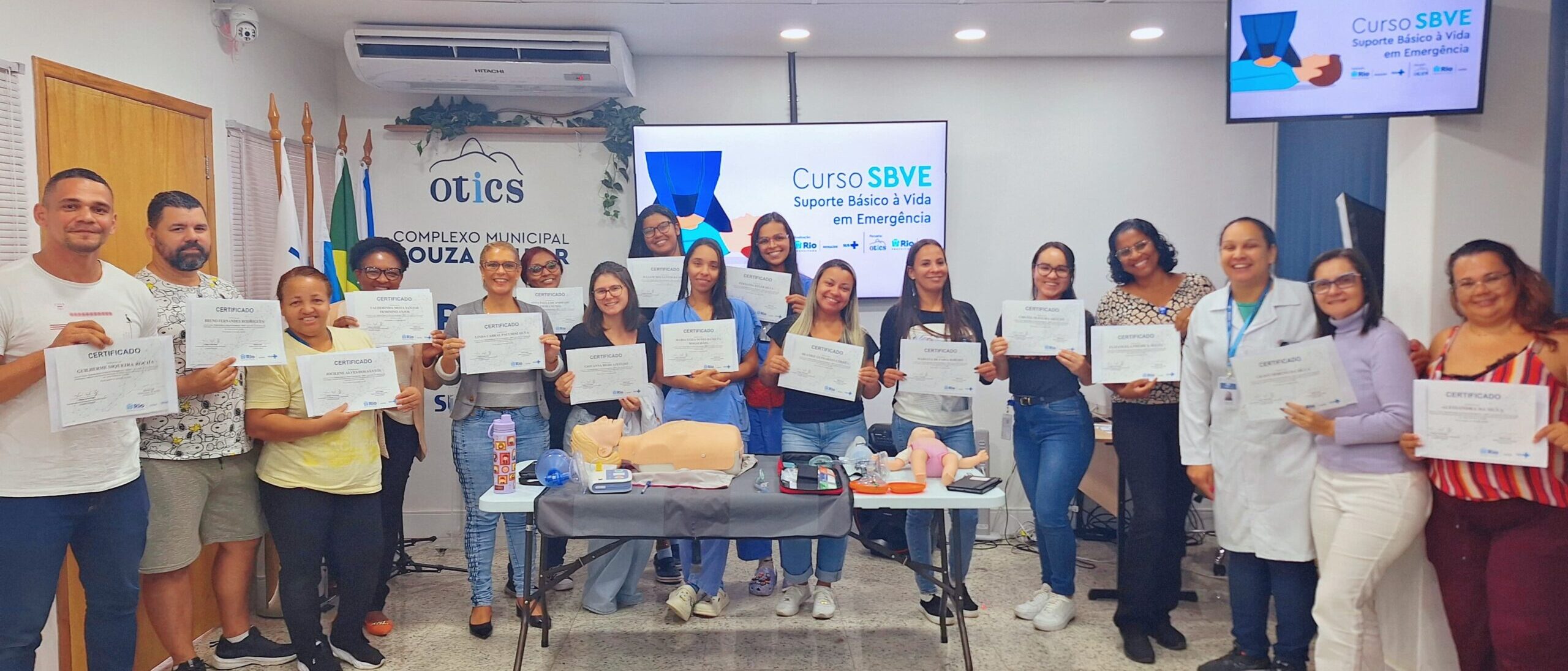 9ª Turma Do Mês De Maio De 2024 Do Curso Suporte Básico À Vida Em Emergência – SBVE No Hospital Souza Aguiar