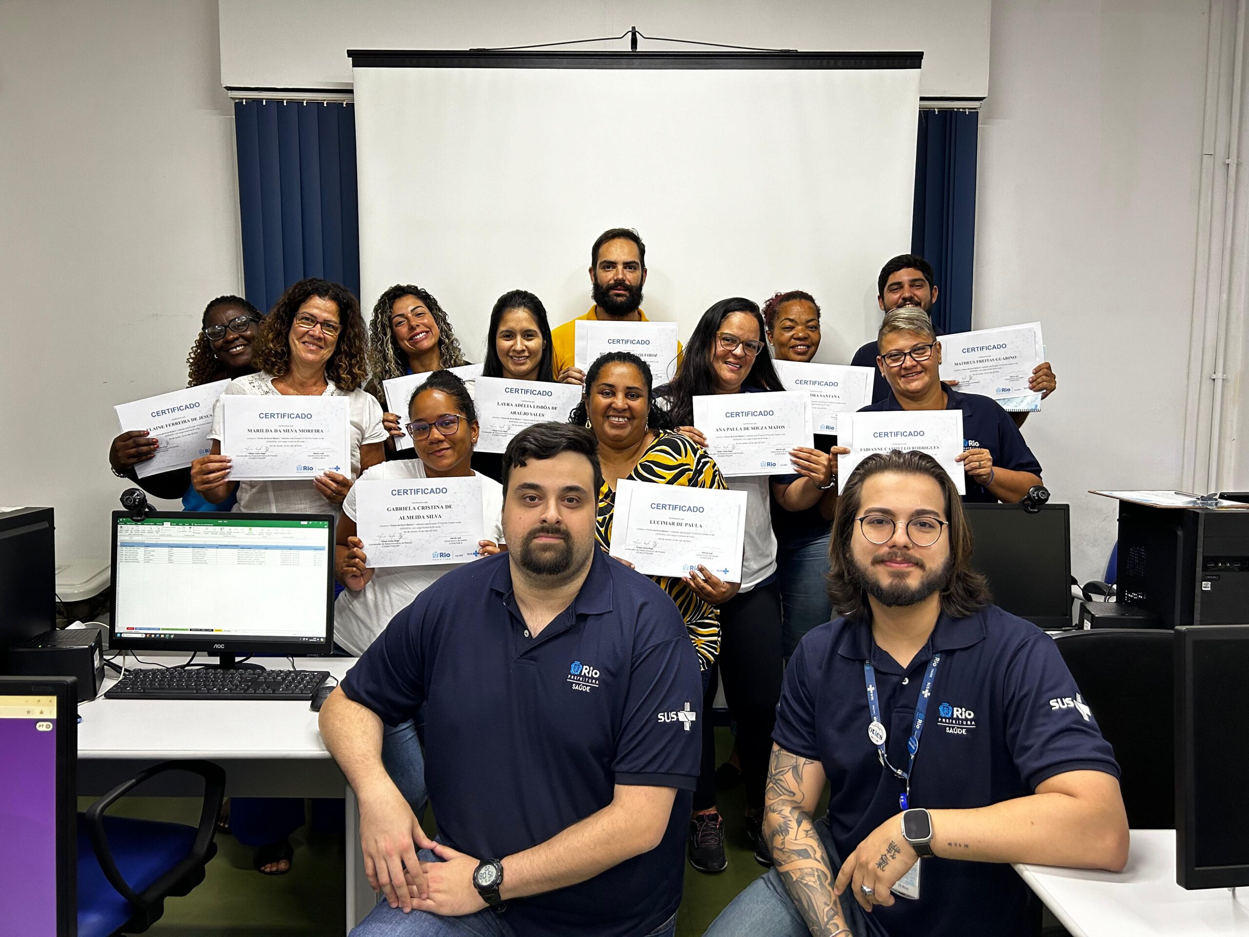 22ª Turma do Curso de Excel Básico Na Estação Otics-Rio Catete