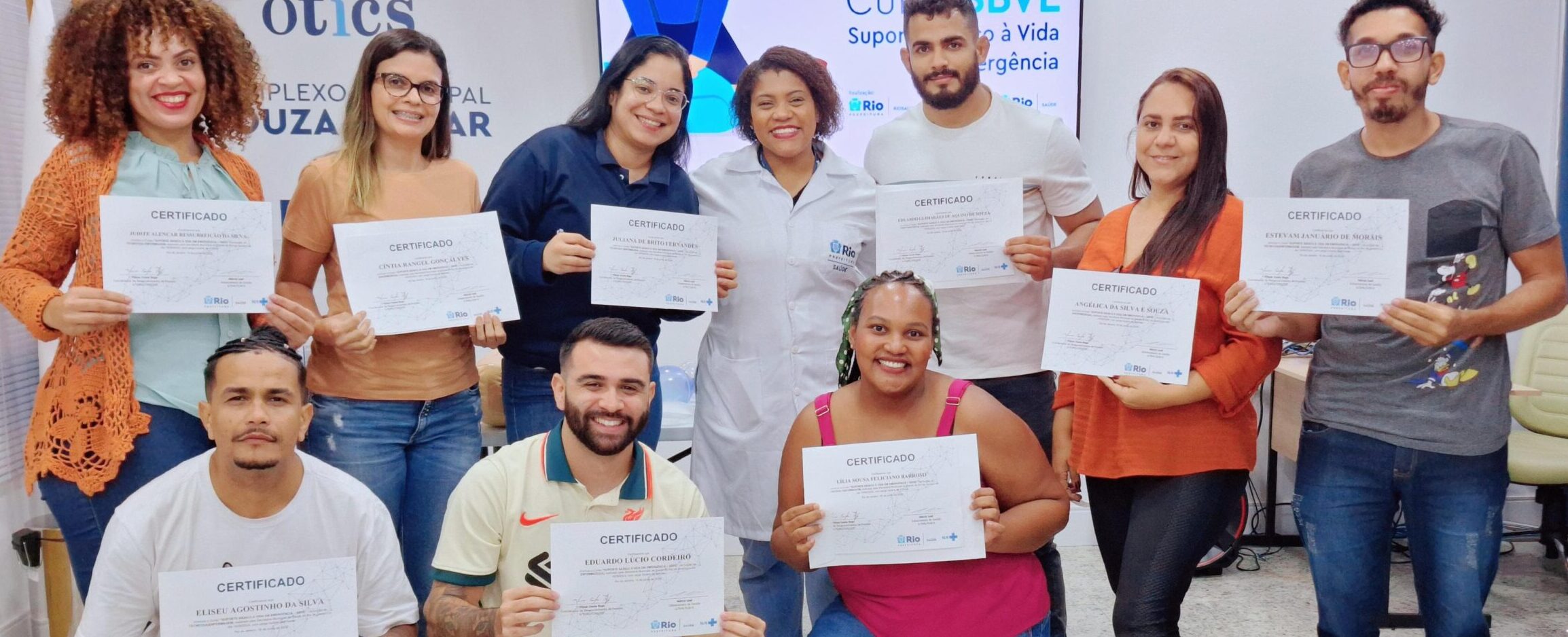 8ª Turma Do Mês De Junho De 2024 Do Curso Suporte Básico À Vida Em Emergência – SBVE No Hospital Souza Aguiar