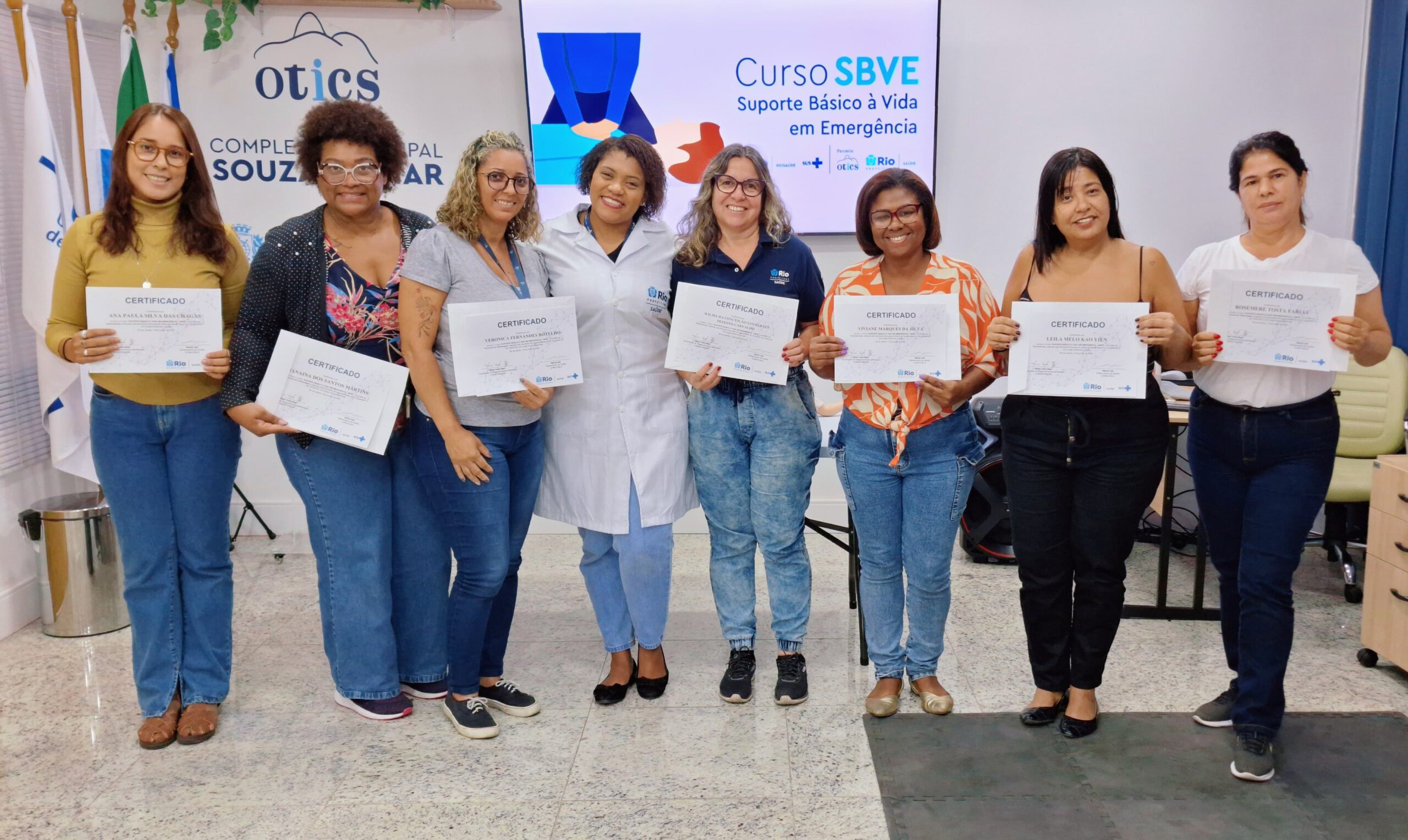 7ª Turma Do Mês De Junho De 2024 Do Curso Suporte Básico À Vida Em Emergência – SBVE No Hospital Souza Aguiar