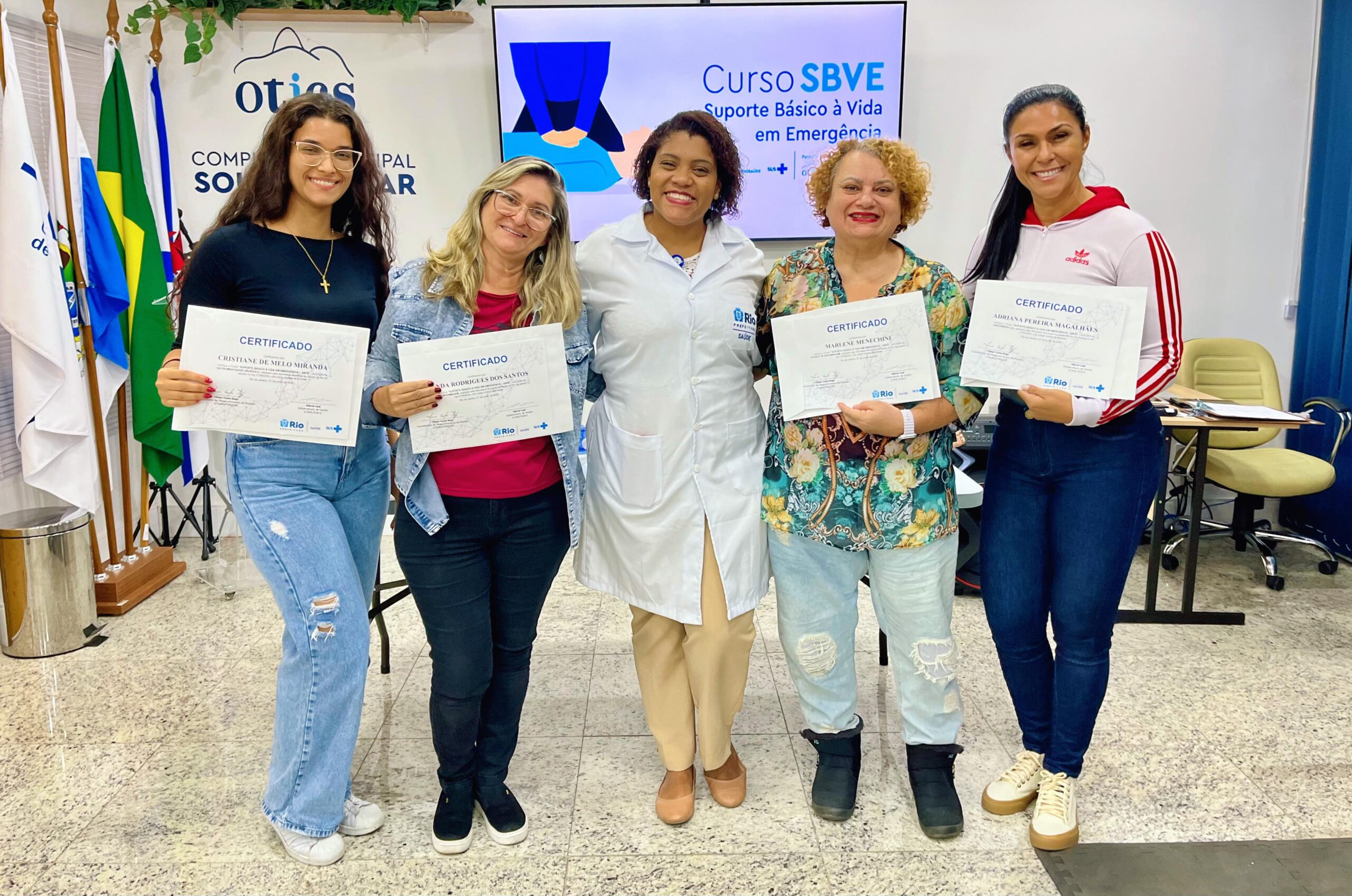 10ª Turma Do Mês De Junho De 2024 Do Curso Suporte Básico À Vida Em Emergência – SBVE No Hospital Souza Aguiar