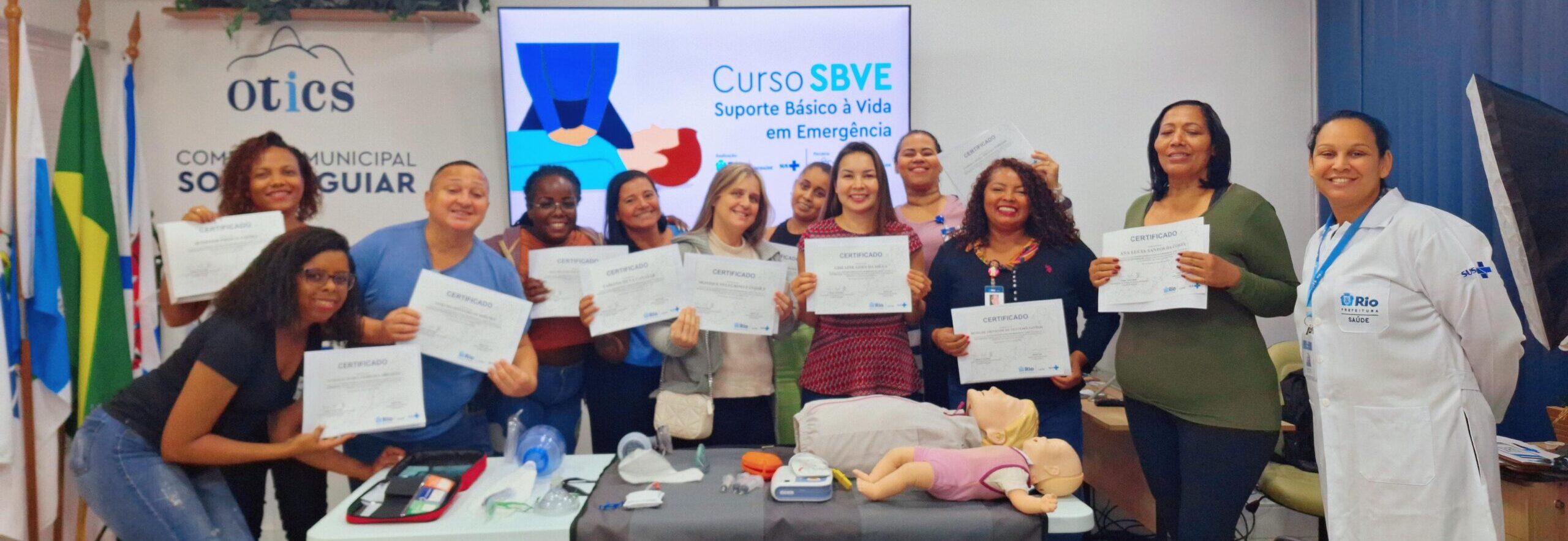 3ª Turma Do Mês De Junho de 2024 Do Curso Suporte Básico À Vida Em Emergência – SBVE No Hospital Souza Aguiar