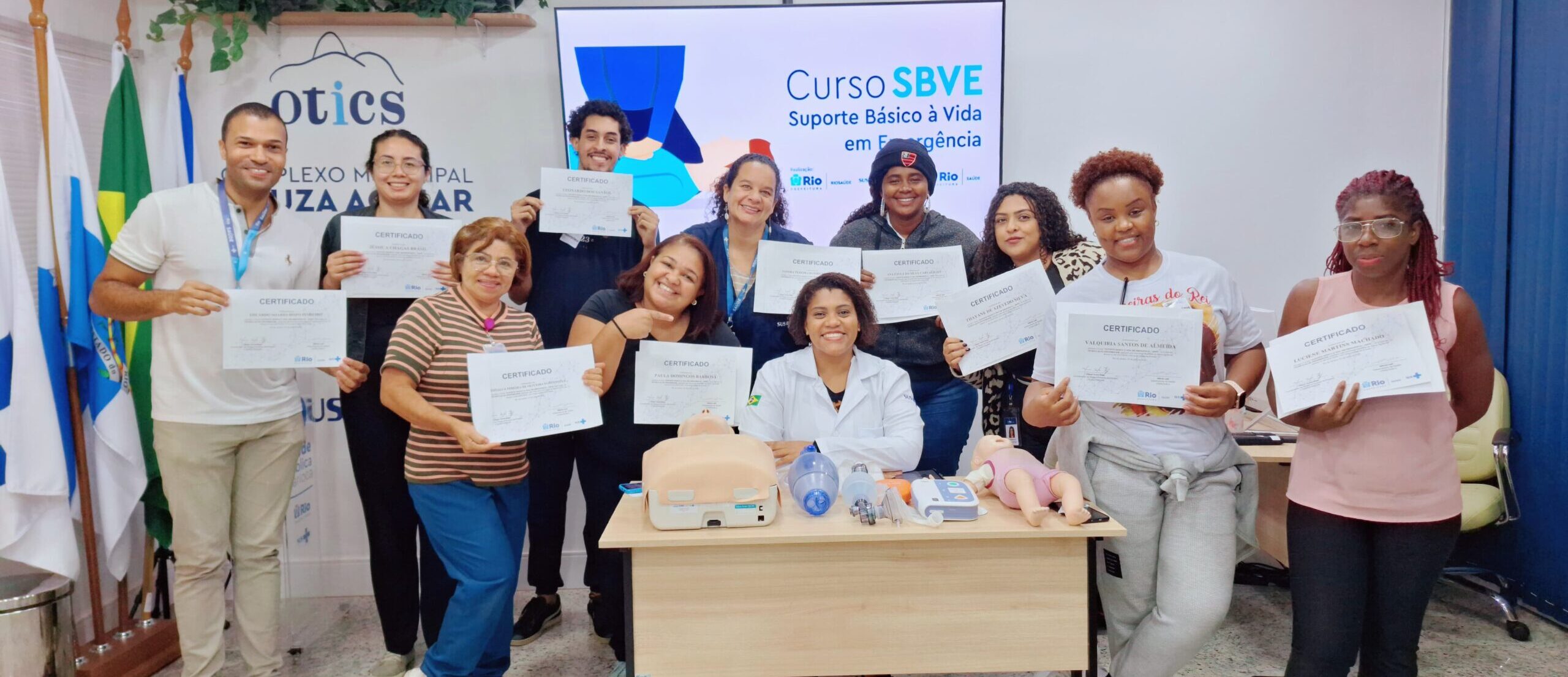 2ª Turma Do Mês De Julho De 2024 Do Curso Suporte Básico À Vida Em Emergência – SBVE No Hospital Souza Aguiar