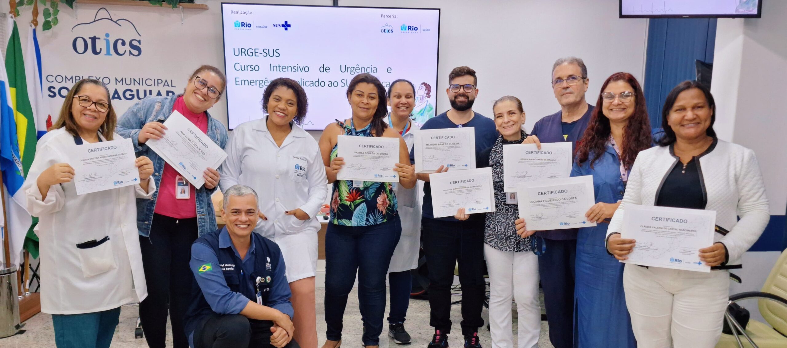 3ª Turma Do Curso Intensivo De Urgência E Emergência Aplicado Ao SUS Carioca – URGE-SUS No Hospital Souza Aguiar