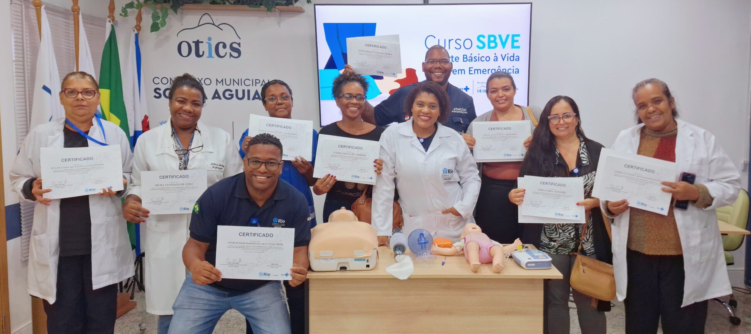 3ª Turma Do Mês De Julho De 2024 Do Curso Suporte Básico À Vida Em Emergência – SBVE No Hospital Souza Aguiar