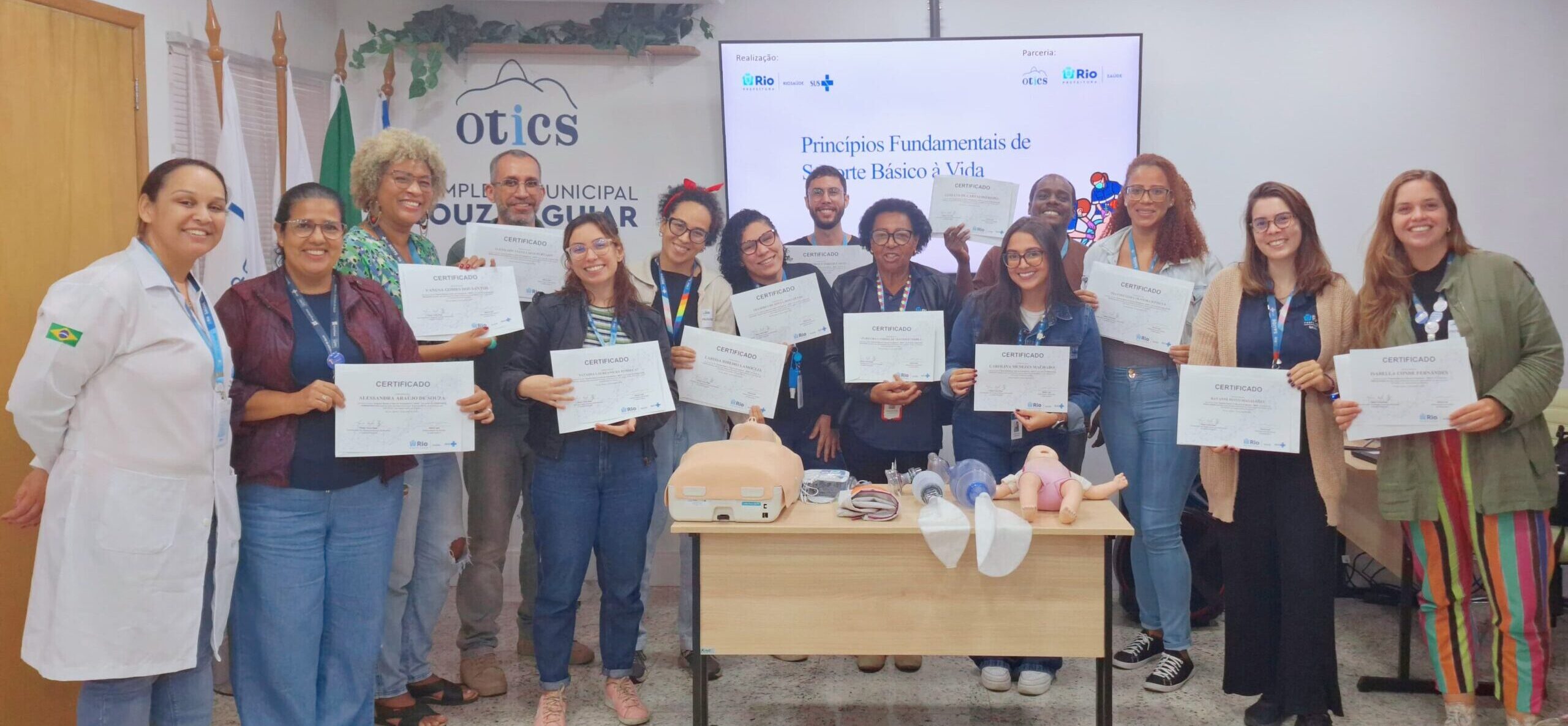 7ª Turma Do Mês De Julho De 2024 Do Curso Suporte Básico À Vida Em Emergência – SBVE No Hospital Souza Aguiar