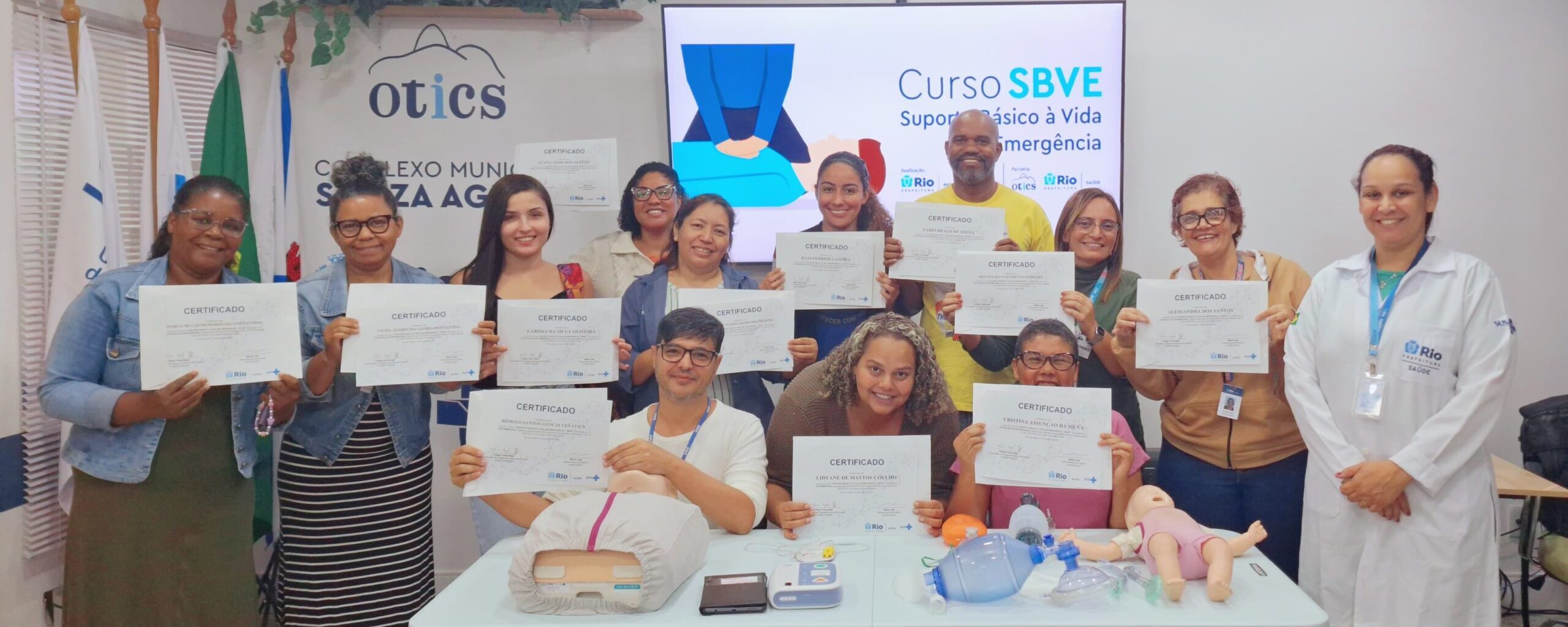 9ª Turma Do Mês De Julho De 2024 Do Curso Suporte Básico À Vida Em Emergência – SBVE No Hospital Souza Aguiar