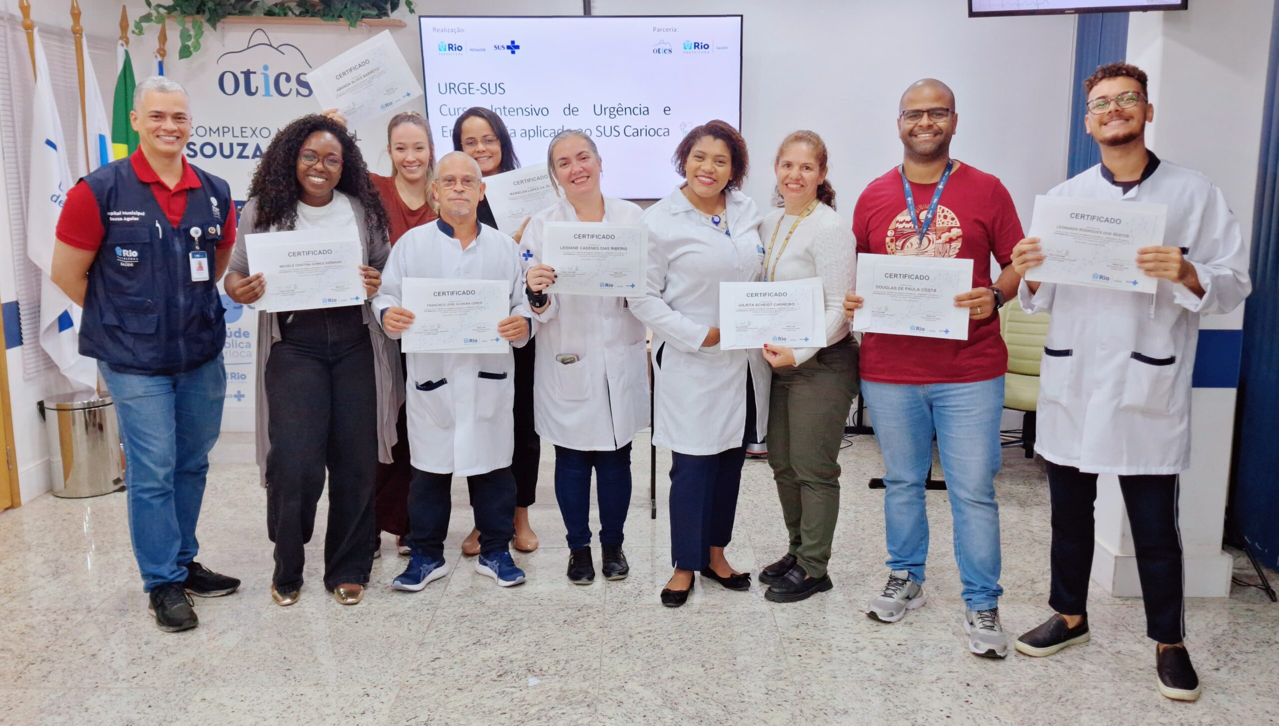 2ª Turma Do Curso Intensivo de Urgência e Emergência aplicado ao SUS carioca – URGE-SUS No Hospital Souza Aguiar