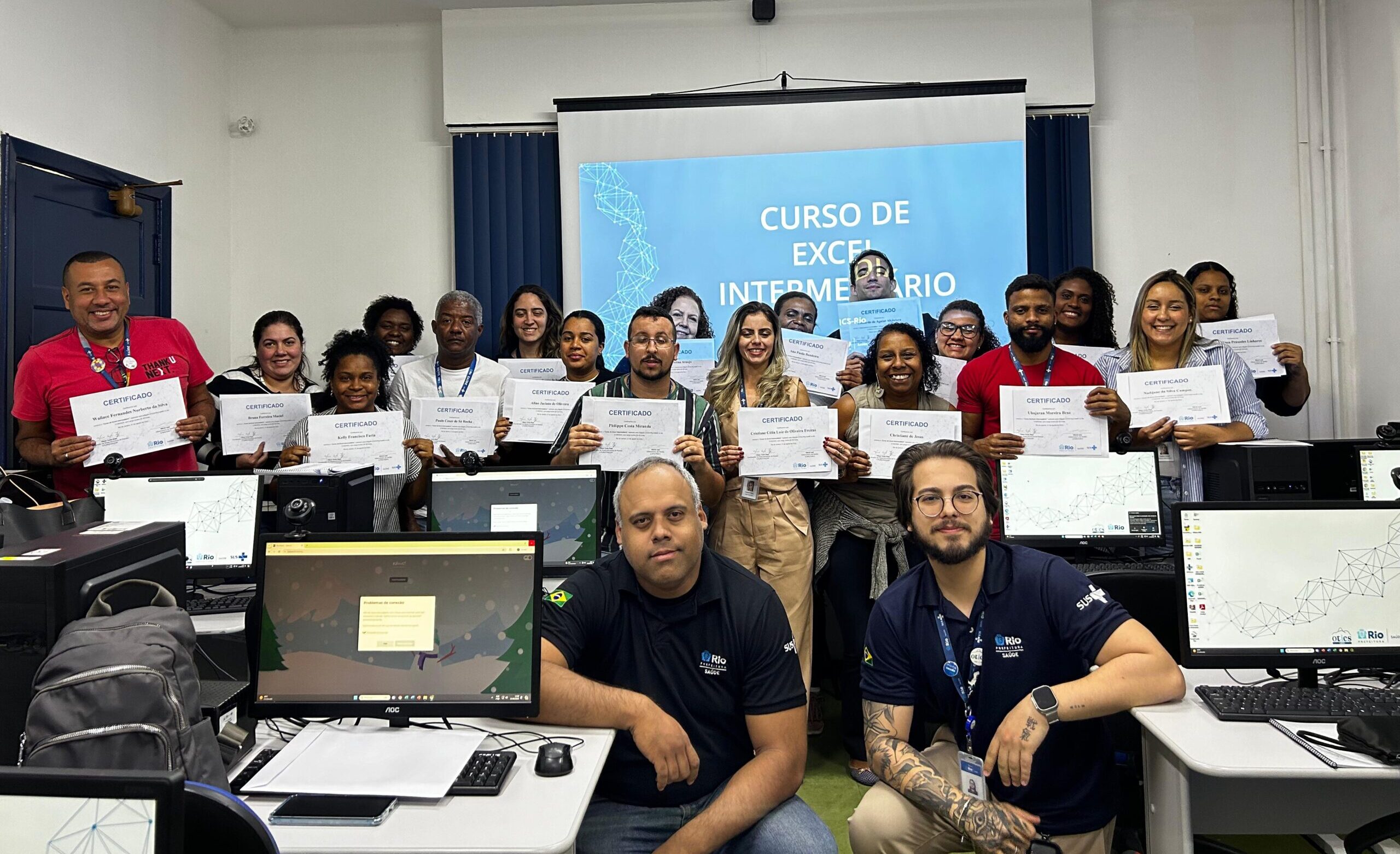 17ª Turma de Excel Intermediário na Estação OTICS-Rio Catete