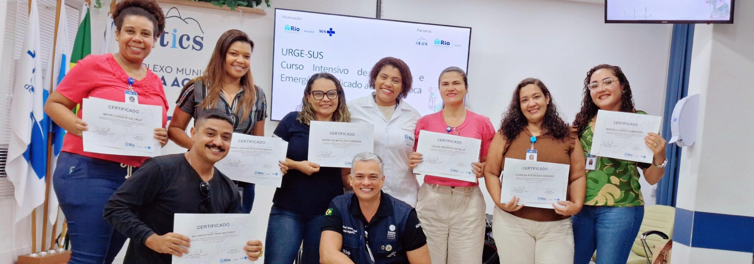 4ª Turma Do Curso Intensivo De Urgência E Emergência Aplicado Ao SUS Carioca – URGE-SUS No Hospital Souza Aguiar