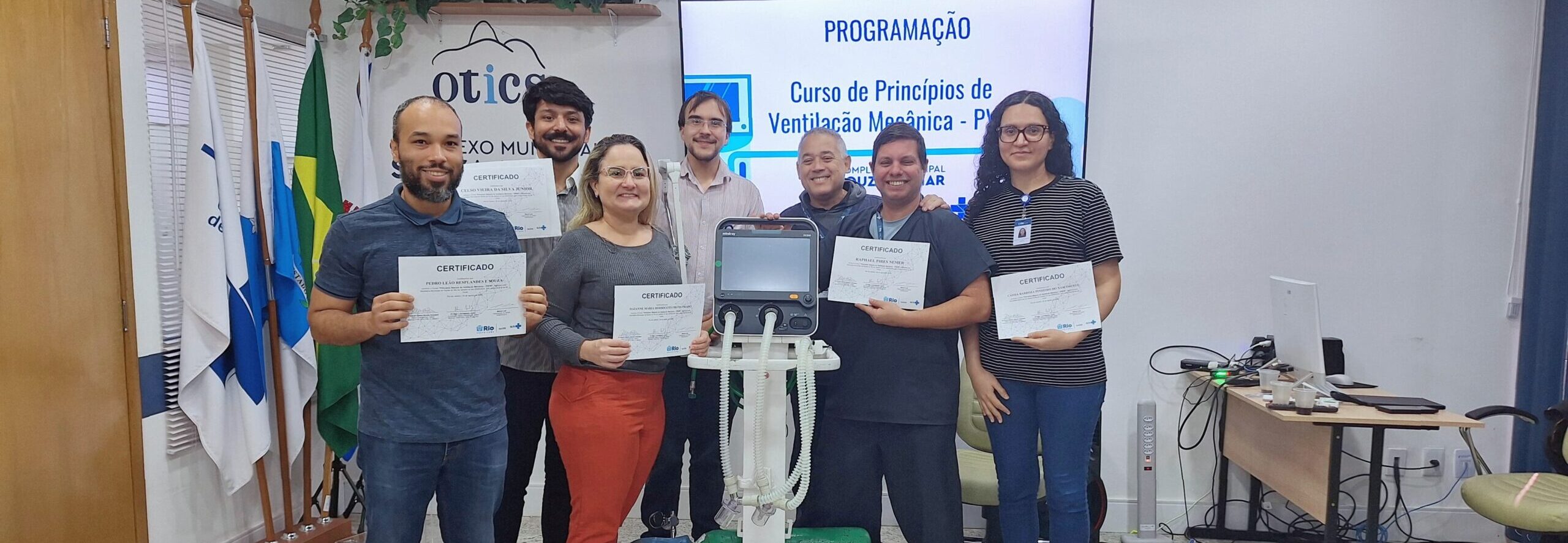 2ª Turma De PBVM – Curso de Princípios Básicos de Ventilação Mecânica No Hospital Municipal Souza Aguiar