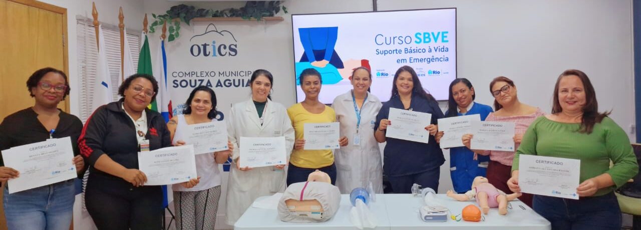 01ª Turma Do Mês De Agosto De 2024 Do Curso Suporte Básico À Vida Em Emergência – SBVE No Hospital Souza Aguiar