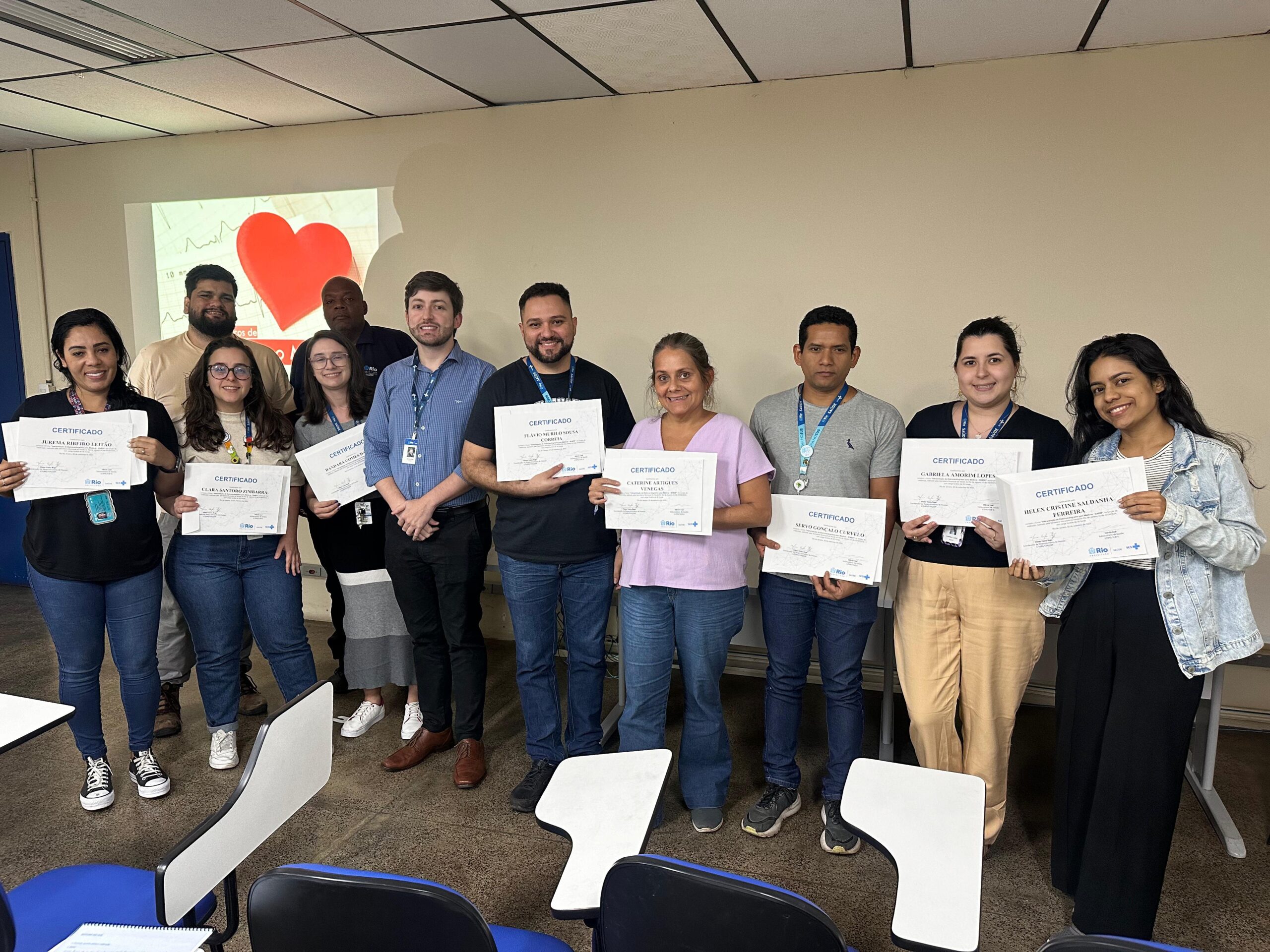 62ª Turma Do Curso IEMED Da Secretaria Municipal De Saúde no CMS Alice Toledo Tibiriçá