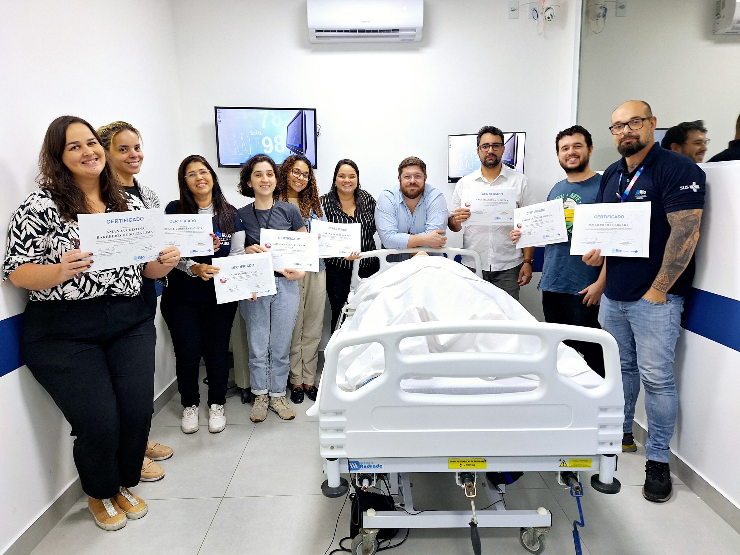 144ª Turma do Curso SAVE-RIO da Secretaria Municipal de Saúde