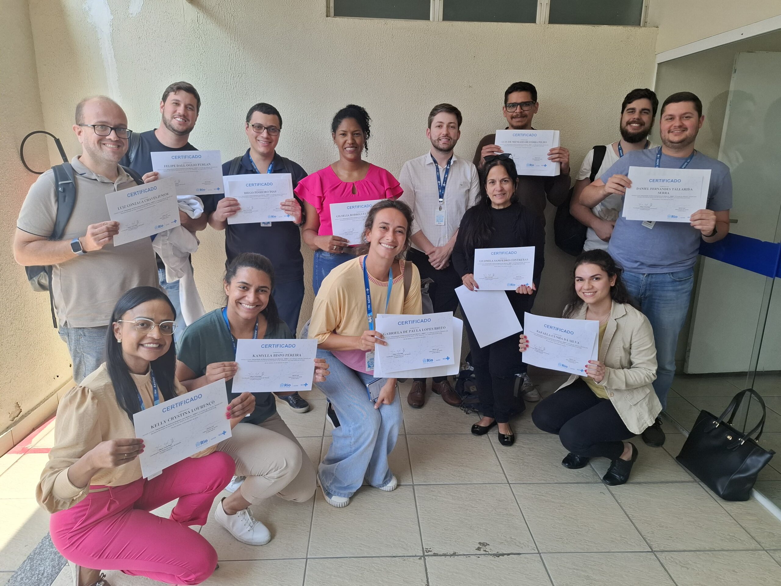 63ª Turma Do Curso IEMED Da Secretaria Municipal De Saúde no OTICS-Rio Madureira