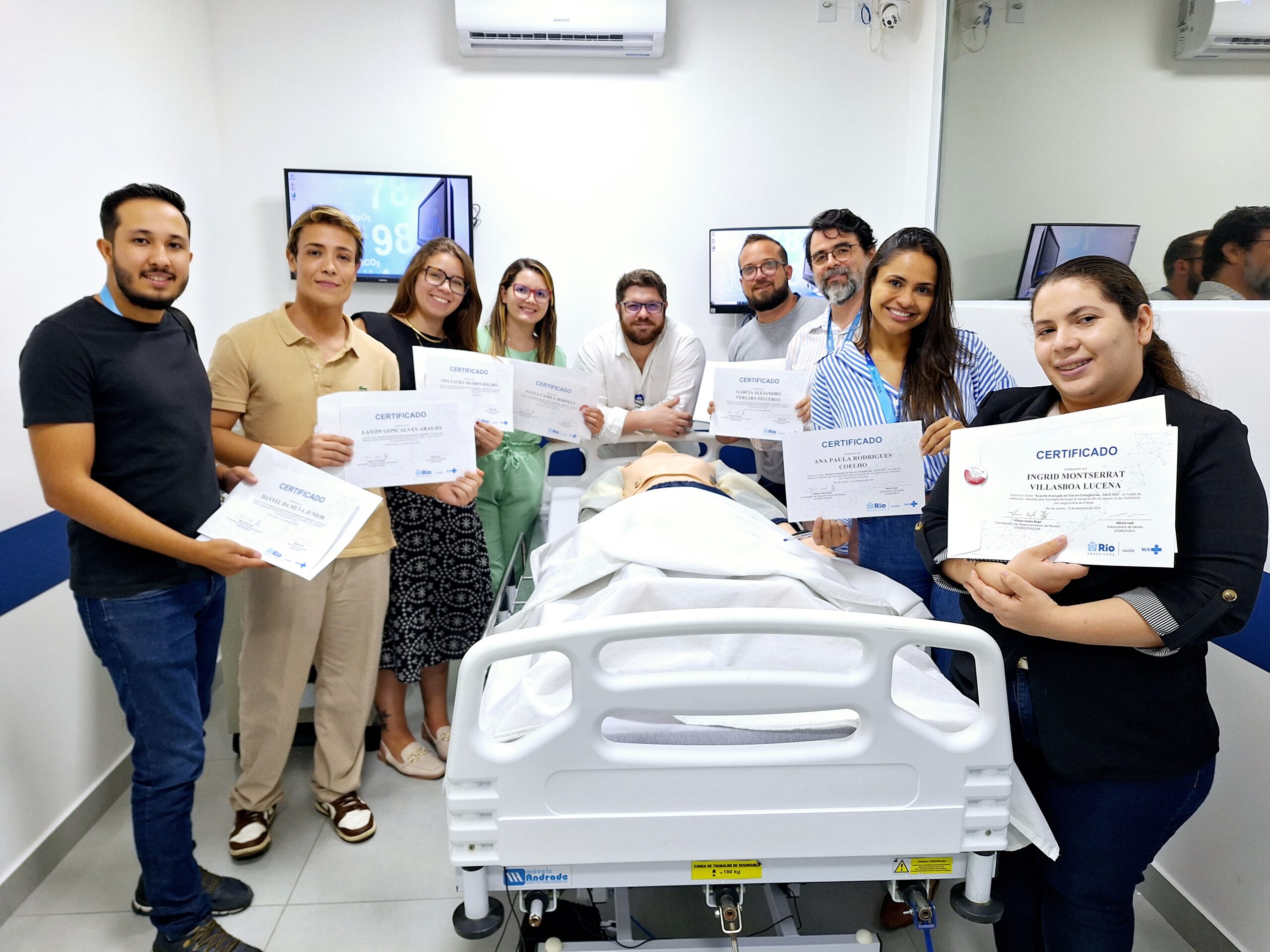 145ª Turma do Curso SAVE-RIO da Secretaria Municipal de Saúde