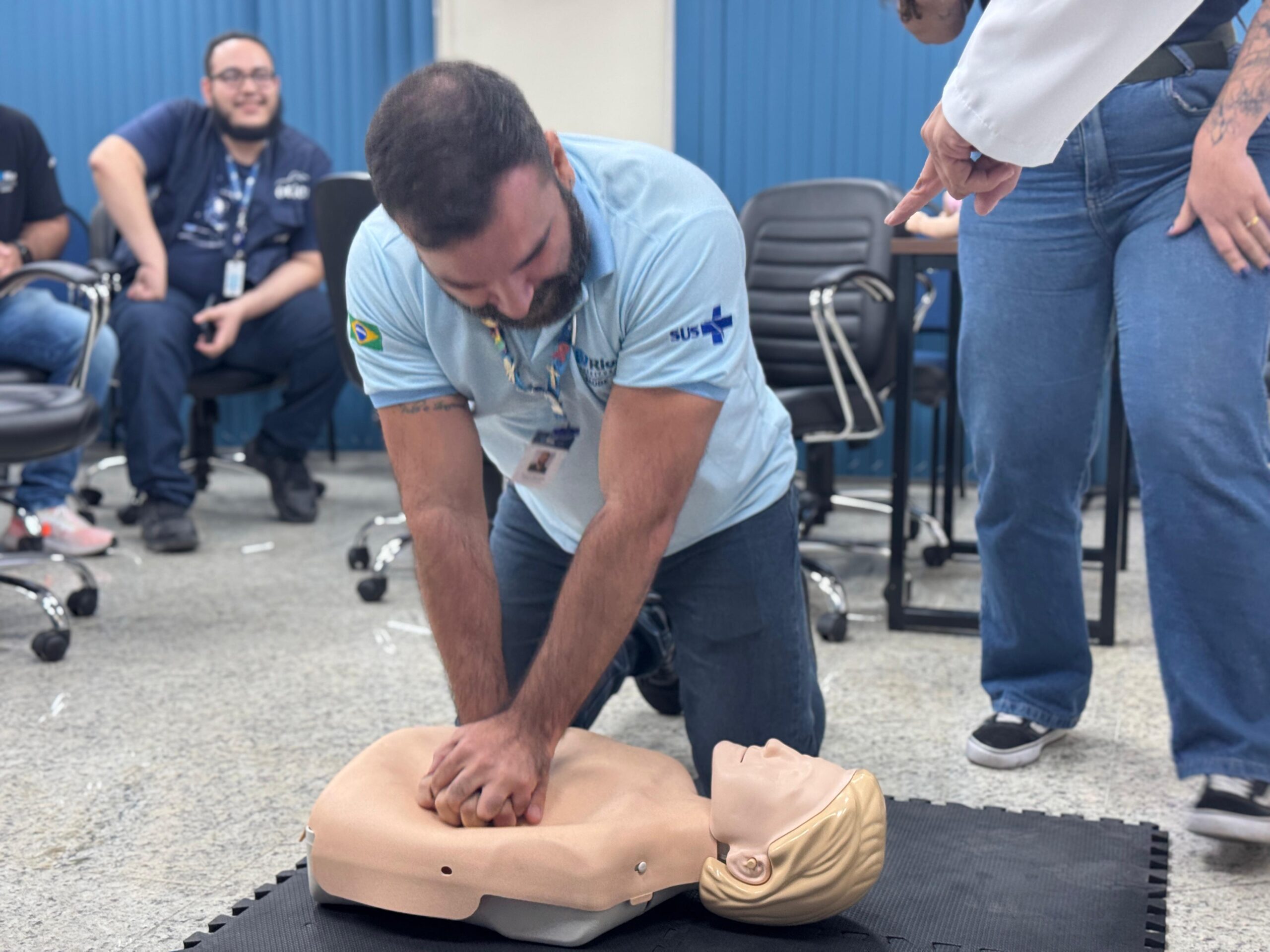 10ª Turma Do Mês De Setembro De 2024 Do Curso Suporte Básico À Vida Em Emergência – SBVE na OTICS-RIO PARN