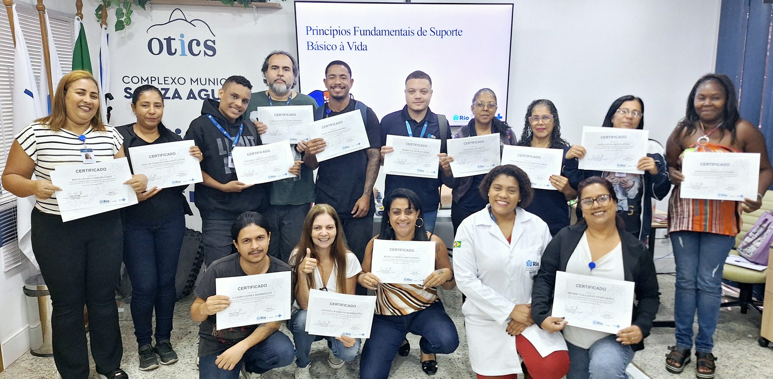 SMS-RJ E RioSaúde juntas na 35ª Turma do Curso de Orientações Básicas para Recepcionistas – OBAR no OTICS-Rio Souza Aguiar