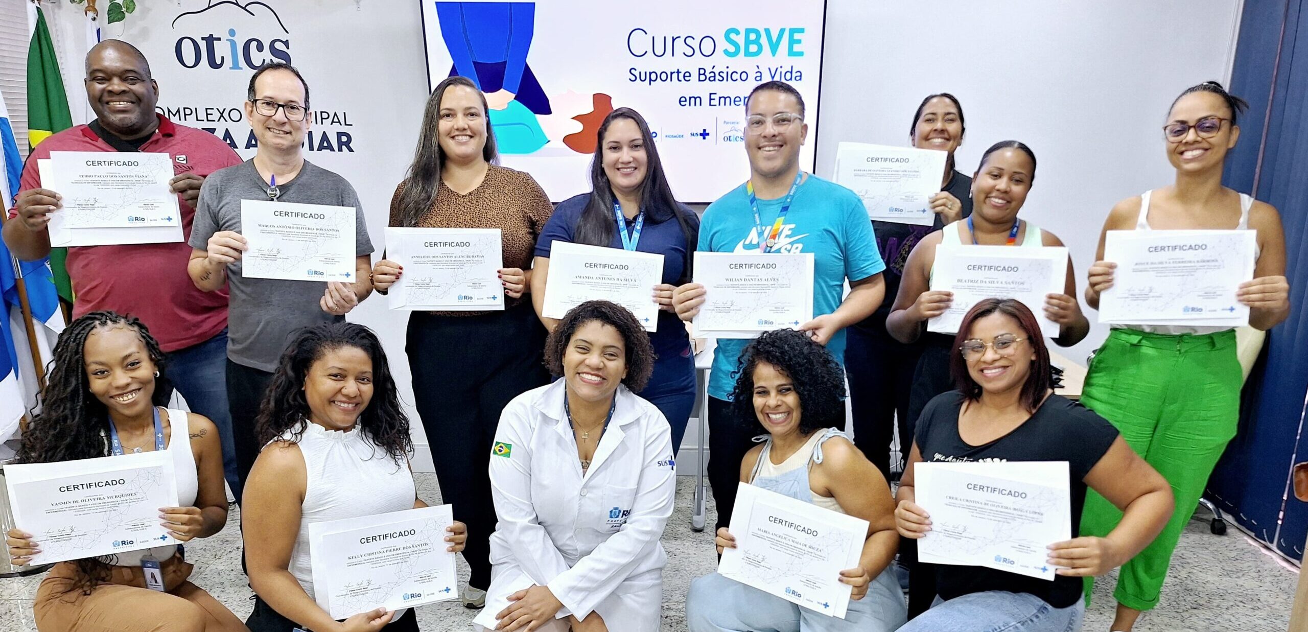 5ª Turma Do Mês De Setembro De 2024 Do Curso Suporte Básico À Vida Em Emergência – SBVE No Hospital Souza Aguiar