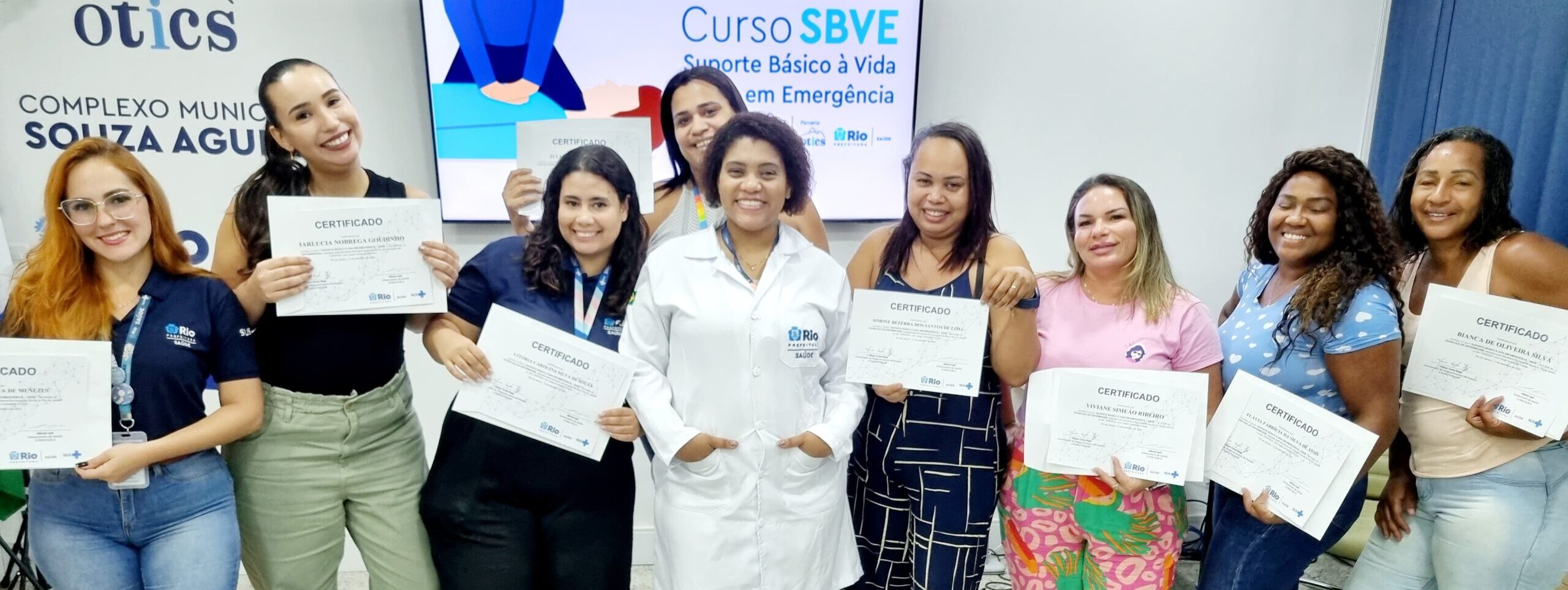 6ª Turma Do Mês De Setembro De 2024 Do Curso Suporte Básico À Vida Em Emergência – SBVE No Hospital Souza Aguiar