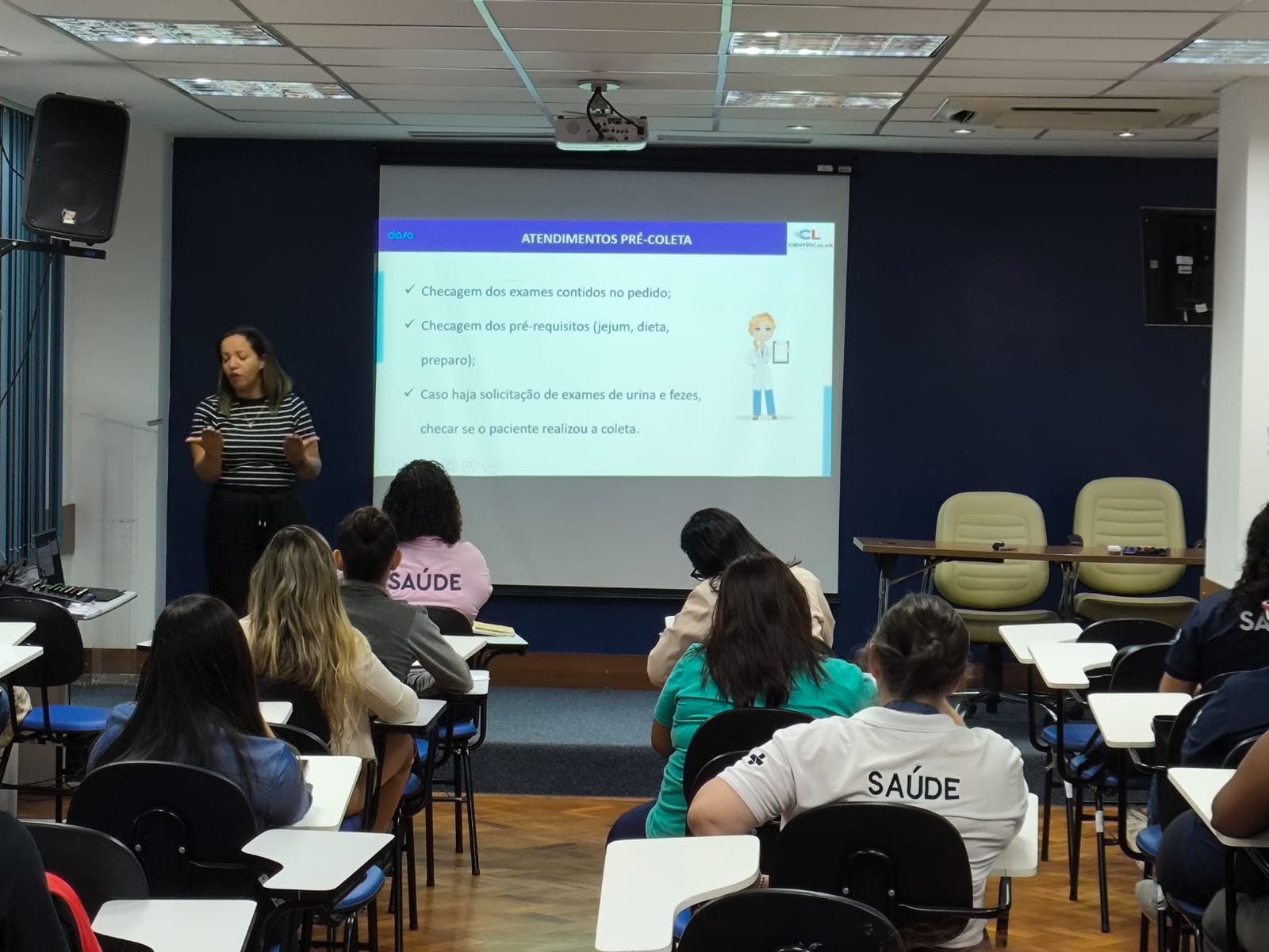 Treinamento laboratório fase pré analitica – novas coletas e integração