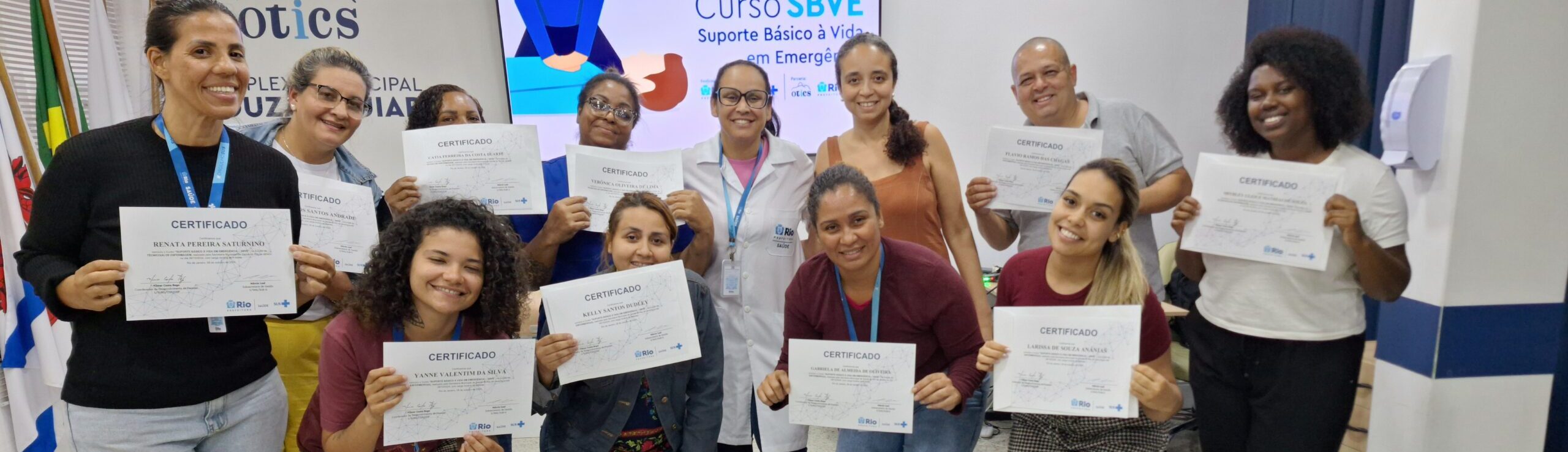 4ª Turma De Outubro De 2024 Do Curso Suporte Básico À Vida Em Emergência – SBVE No Hospital Souza Aguiar