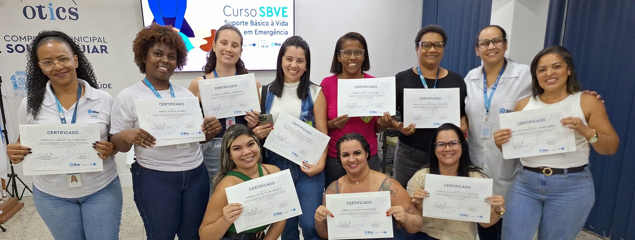 8ª Turma De Outubro De 2024 Do Curso Suporte Básico À Vida Em Emergência – SBVE No Hospital Souza Aguiar