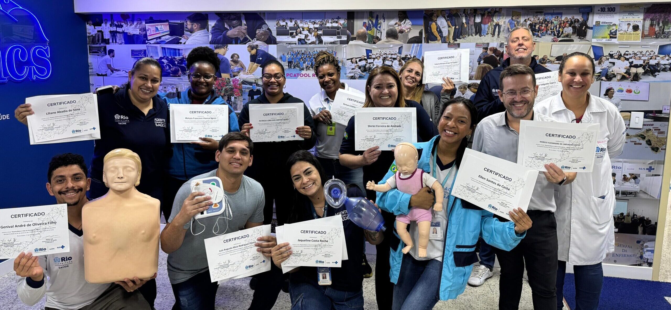 7ª Turma Do Mês De Setembro De 2024 Do Curso Suporte Básico À Vida Em Emergência – SBVE na OTICS-RIO PARN