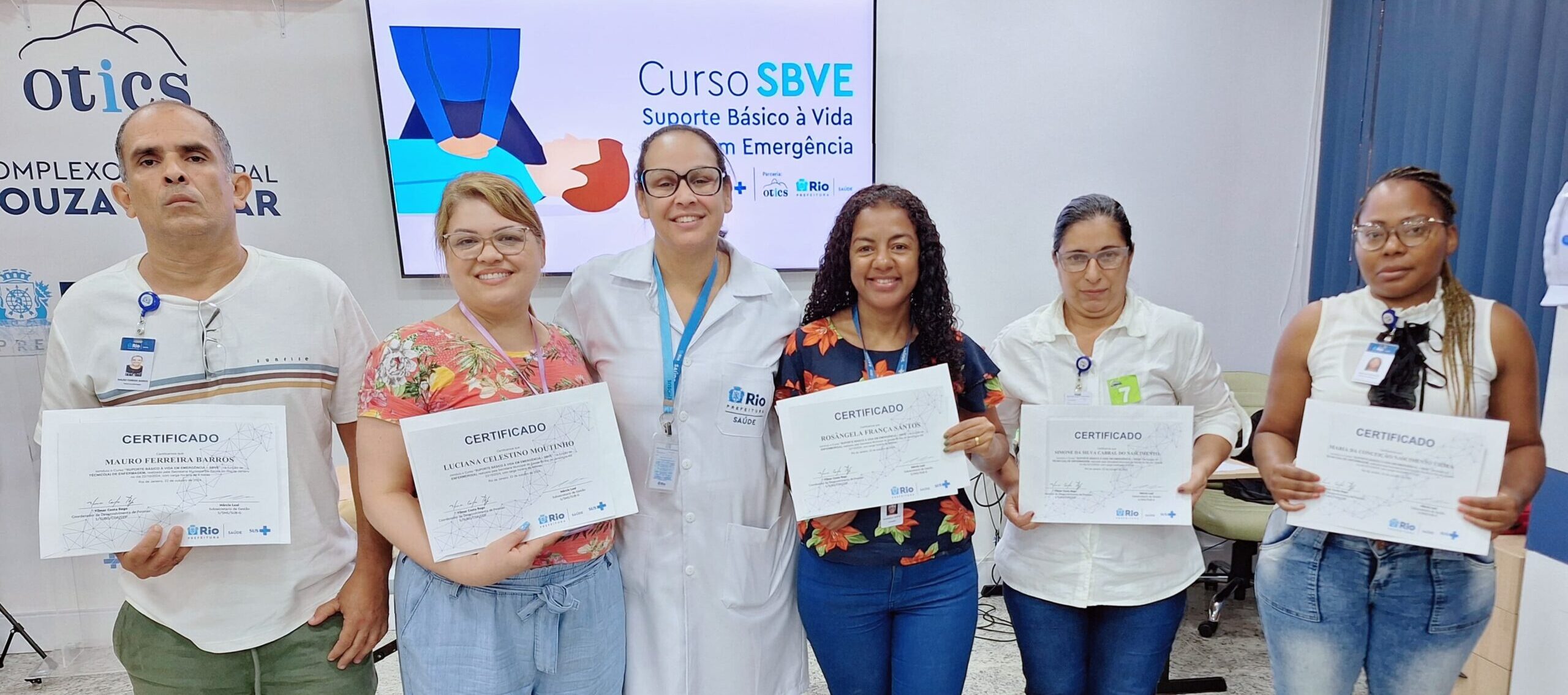 7ª Turma De Outubro De 2024 Do Curso Suporte Básico À Vida Em Emergência – SBVE No Hospital Souza Aguiar