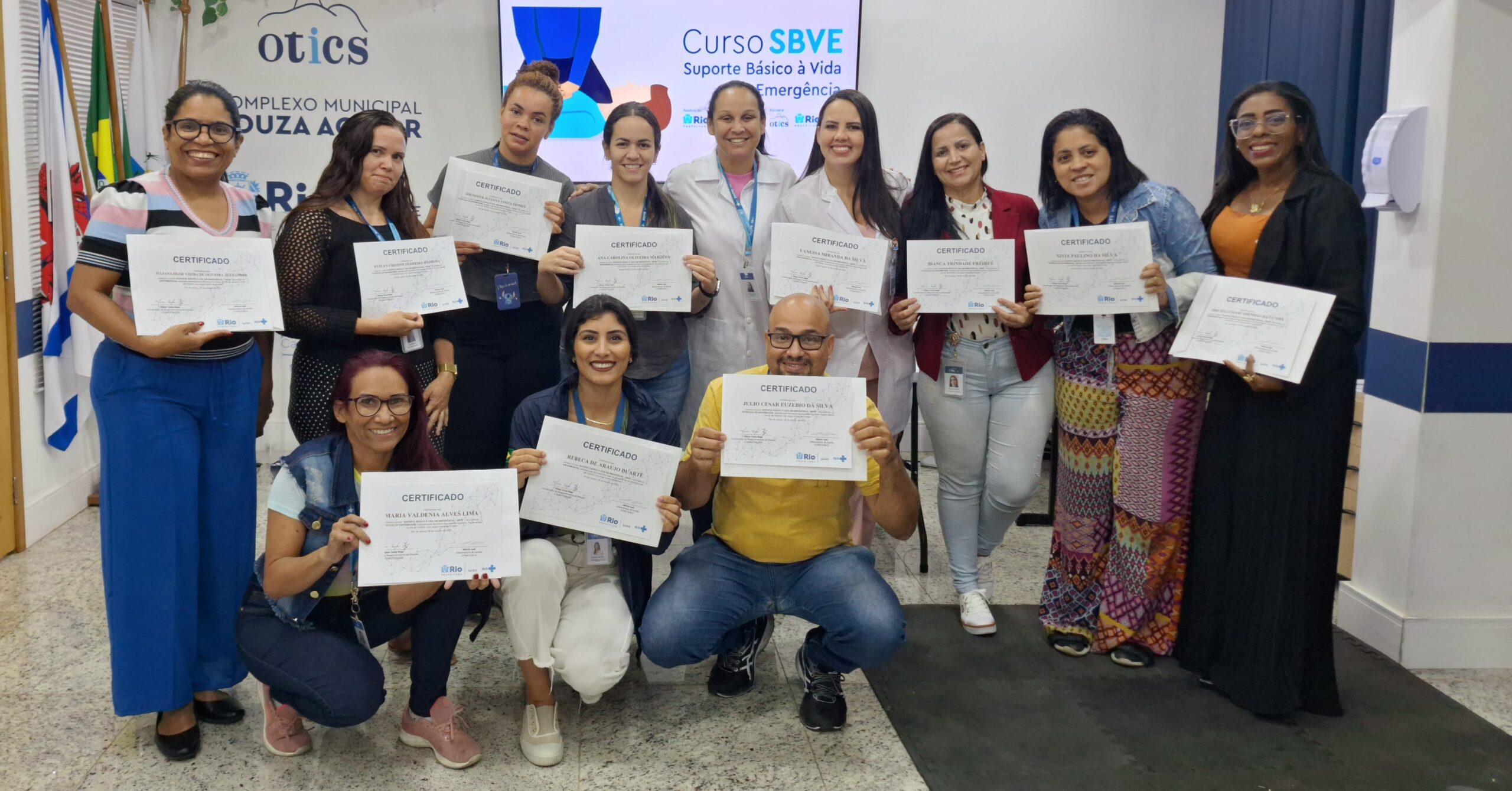 3ª Turma De Outubro De 2024 Do Curso Suporte Básico À Vida Em Emergência – SBVE No Hospital Souza Aguiar