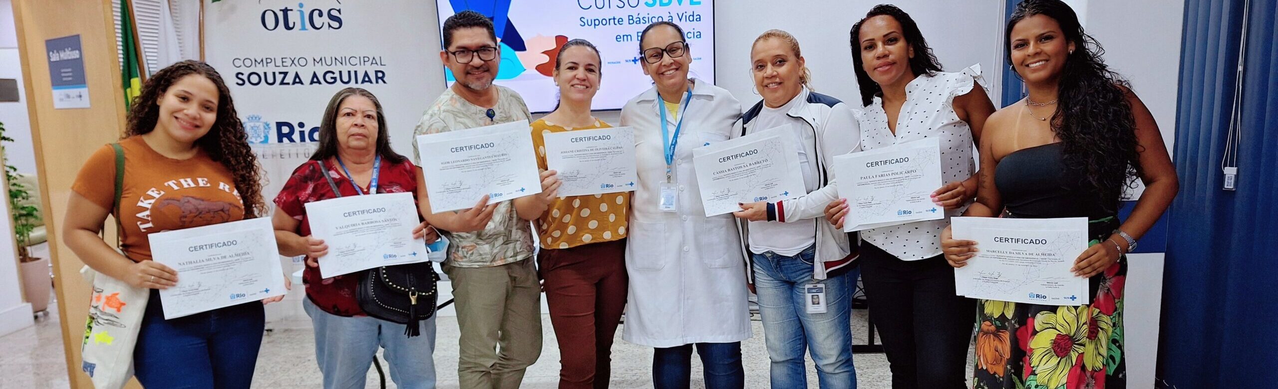 1ª Turma De Novembro De 2024 Do Curso Suporte Básico À Vida Em Emergência – SBVE No Hospital Souza Aguiar