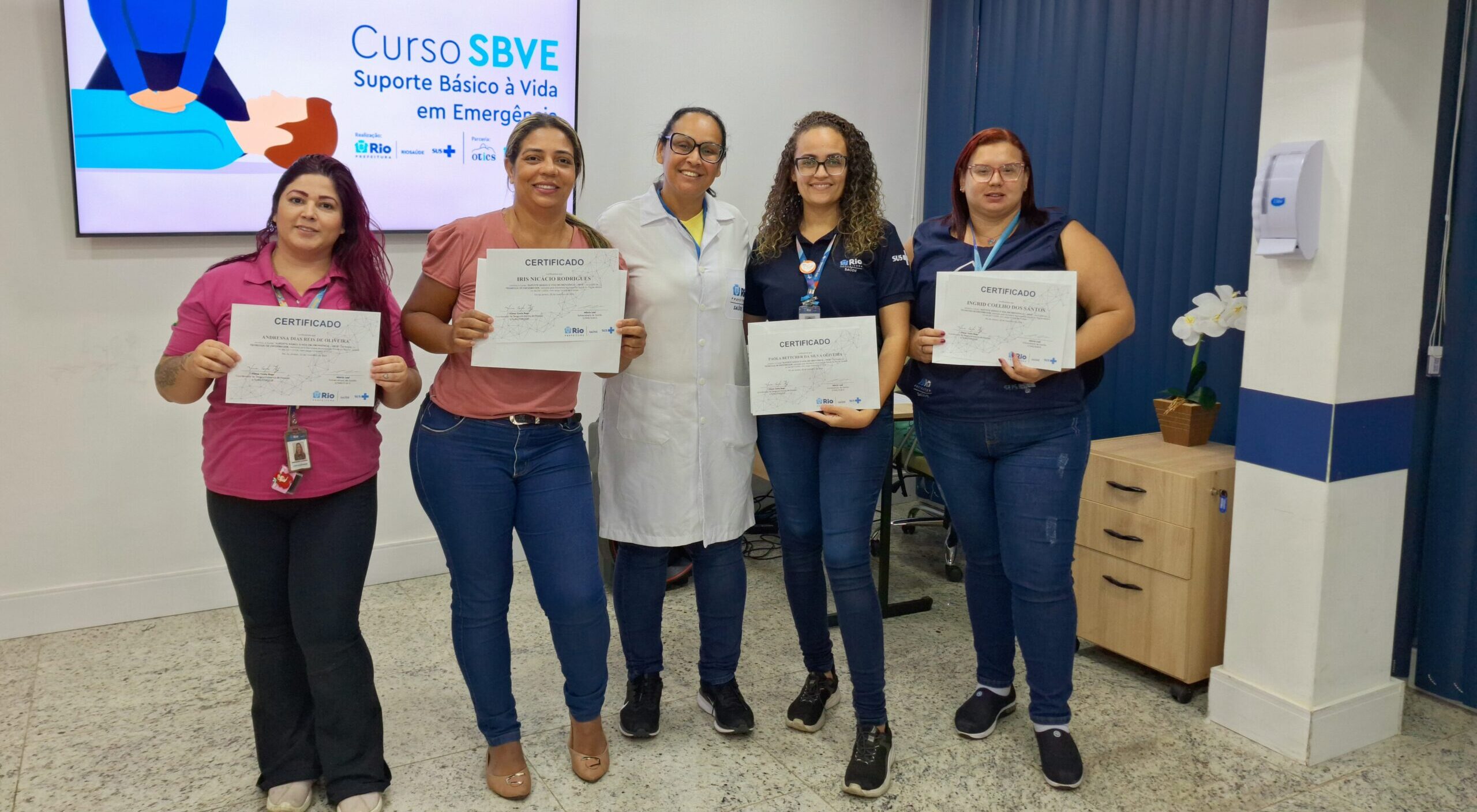 10ª Turma De Novembro De 2024 Do Curso Suporte Básico À Vida Em Emergência – SBVE No Hospital Souza Aguiar