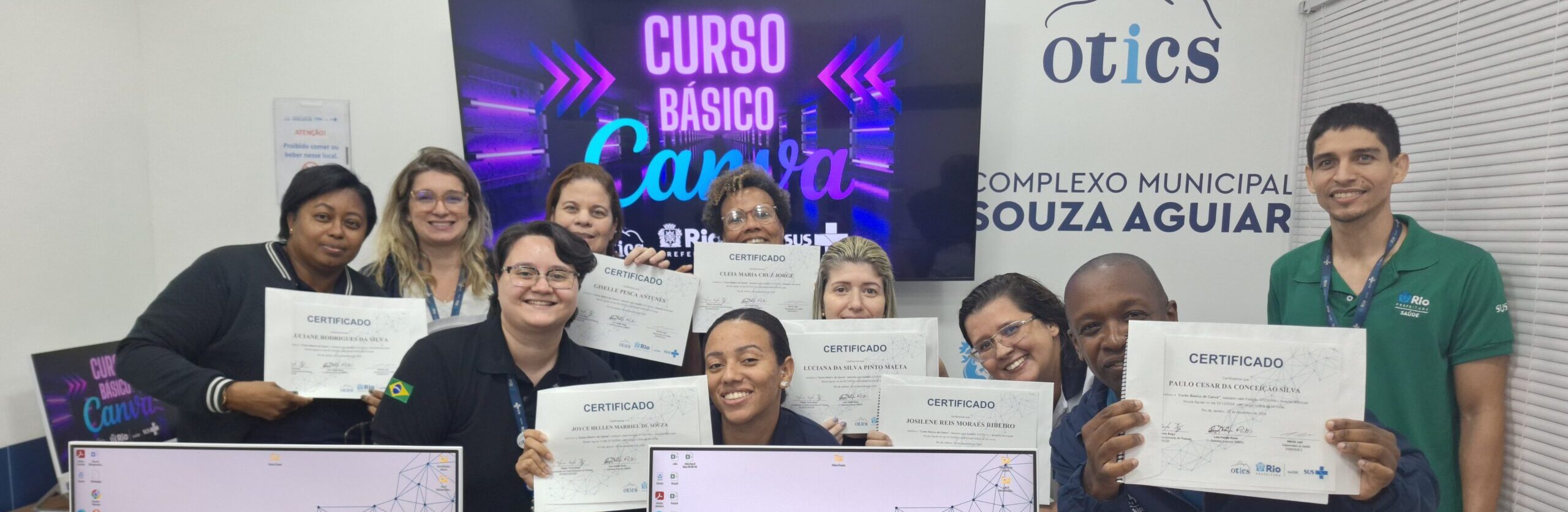 5ª turma do Curso Básico de Canva da Secretaria Municipal de Saúde/OTICS-Rio