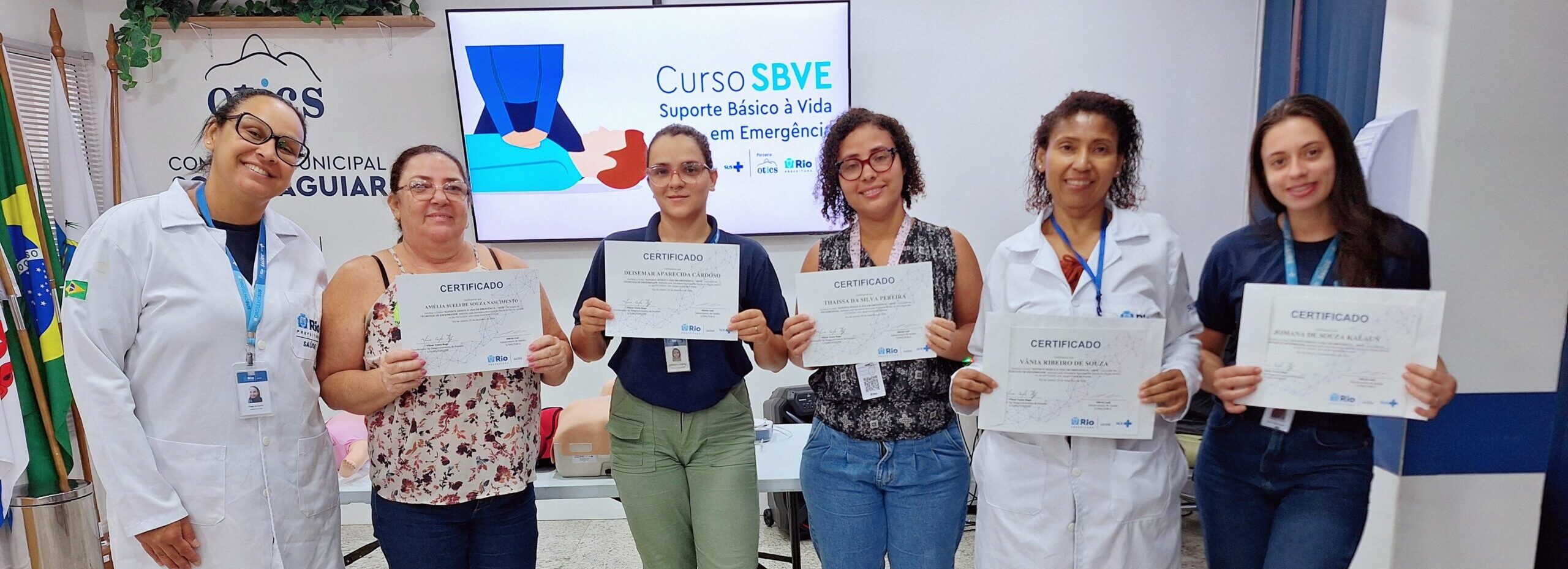 1ª Turma De Dezembro De 2024 Do Curso Suporte Básico À Vida Em Emergência – SBVE No Hospital Souza Aguiar