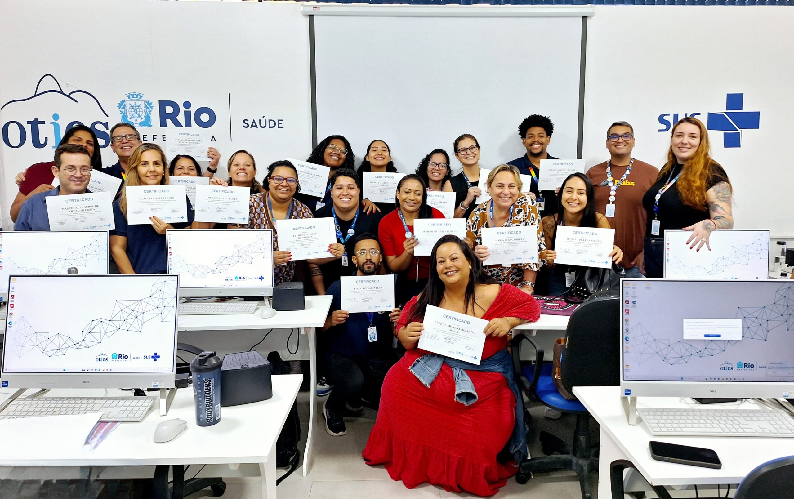 12ª turma do Curso Básico de Canva da Secretaria Municipal de Saúde/OTICS-Rio