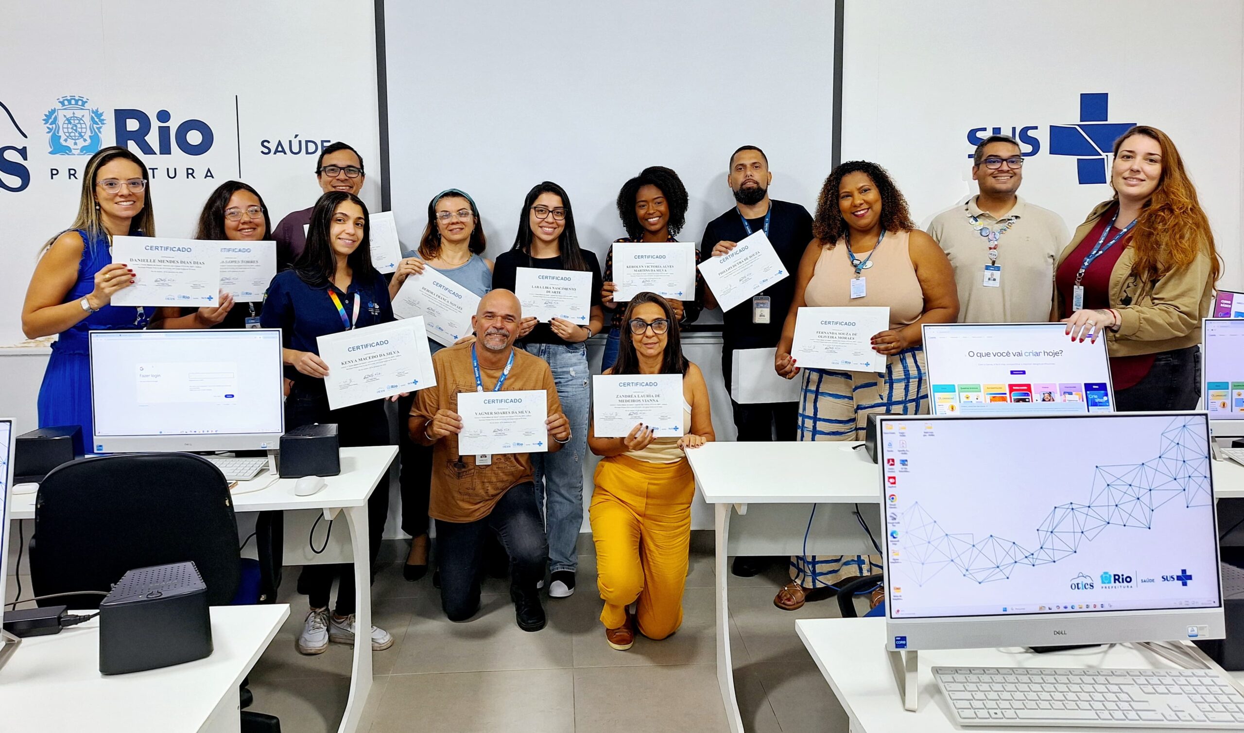 16ª turma do Curso Básico de Canva da Secretaria Municipal de Saúde/OTICS-Rio