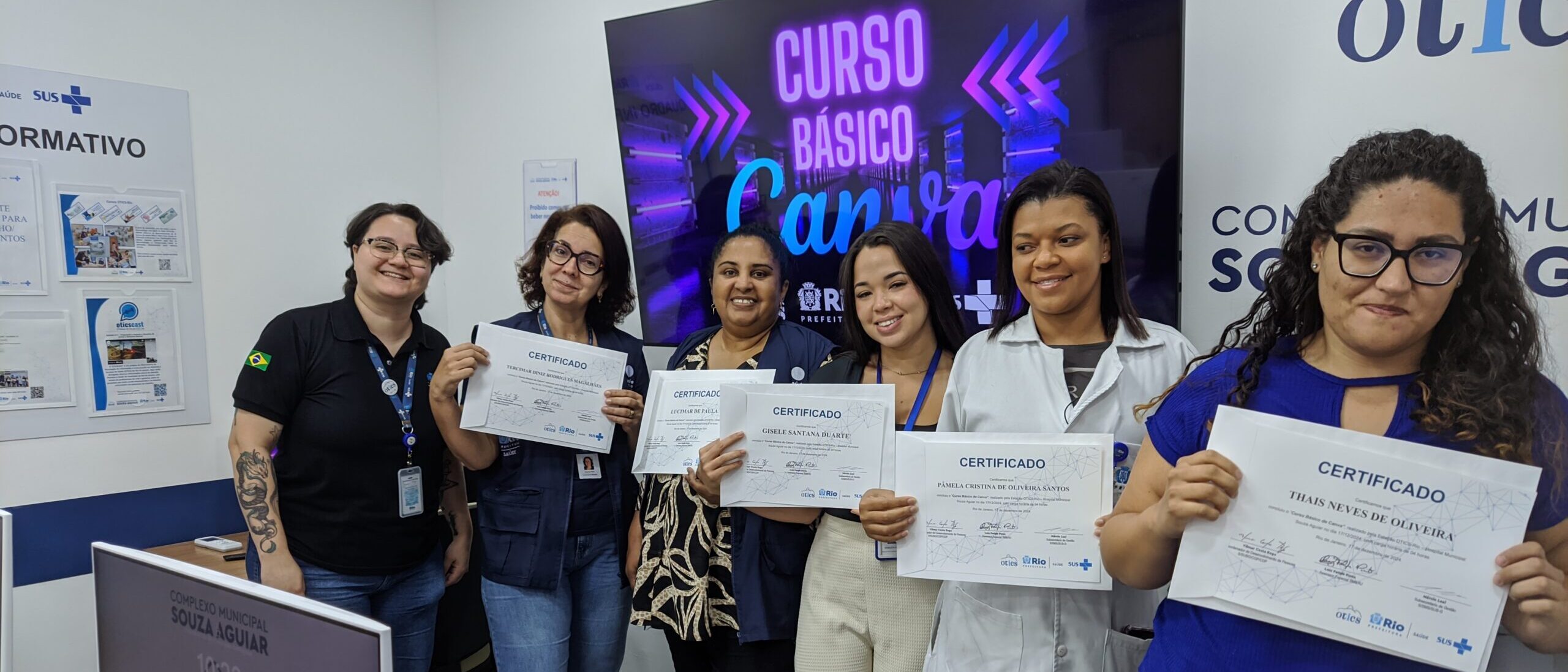 13ª turma do Curso Básico de Canva da Secretaria Municipal de Saúde/OTICS-Rio