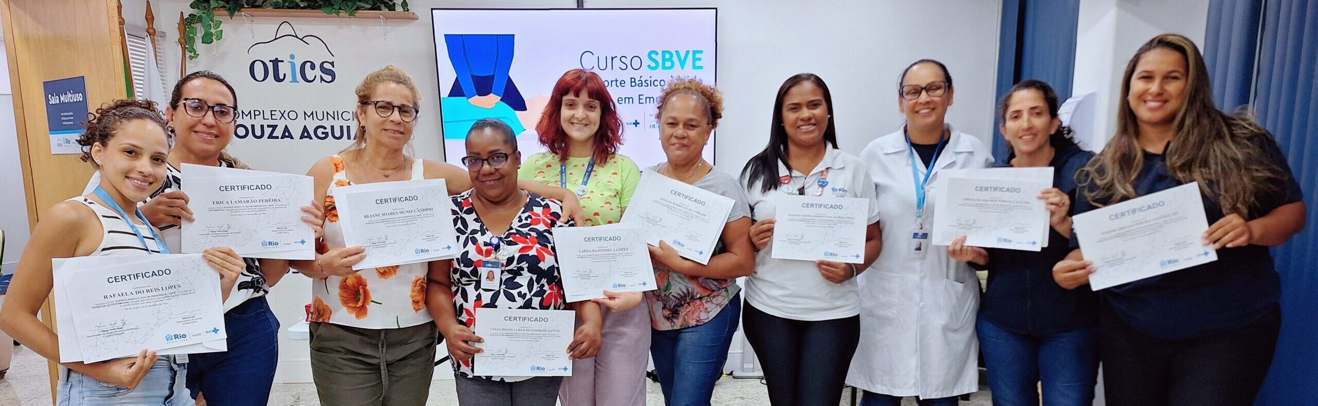 2ª Turma De Dezembro De 2024 Do Curso Suporte Básico À Vida Em Emergência – SBVE No Hospital Souza Aguiar