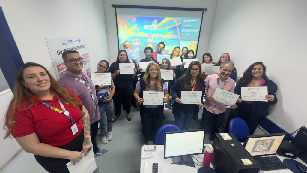 7ª turma do Curso Básico de Canva da Secretaria Municipal de Saúde/OTICS-Rio