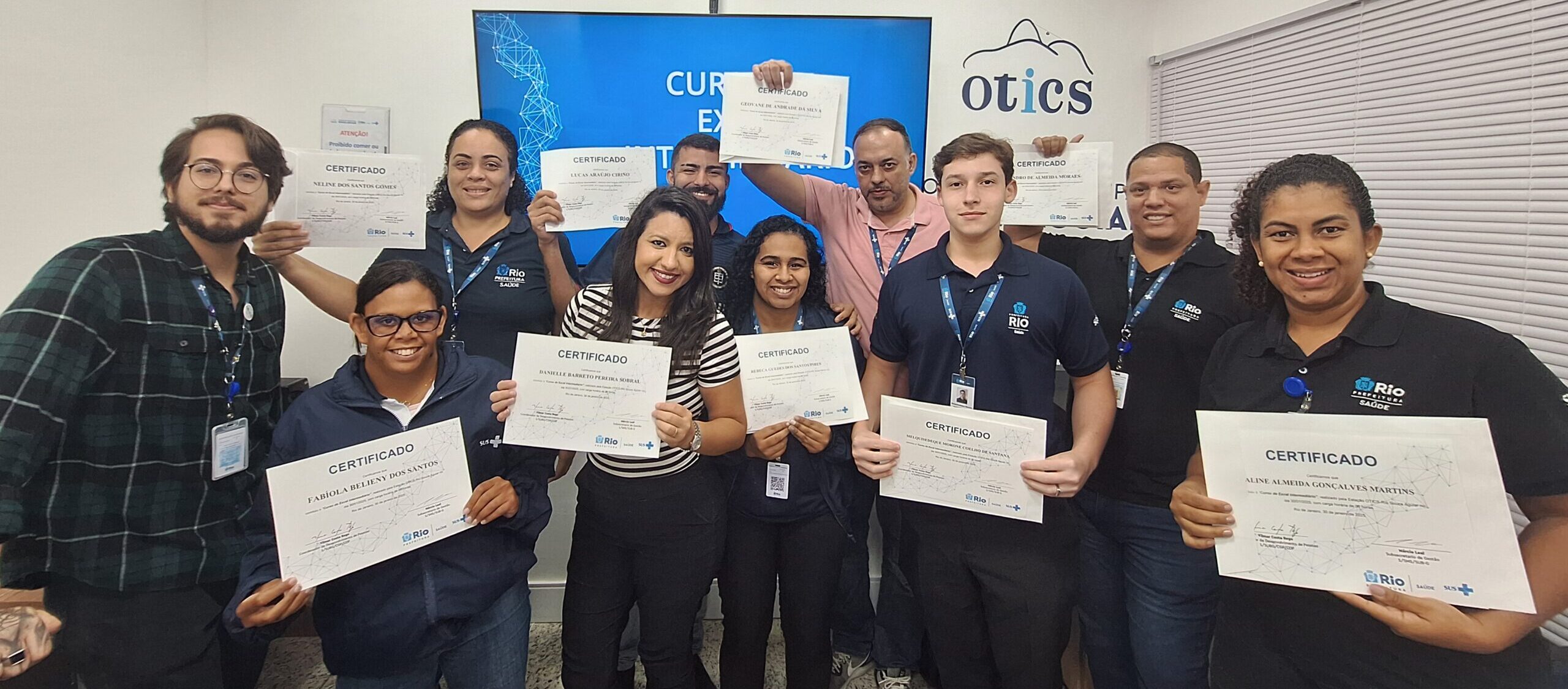 1ª Turma De Excel Intermediário de 2025 No Hospital Municipal Souza Aguiar