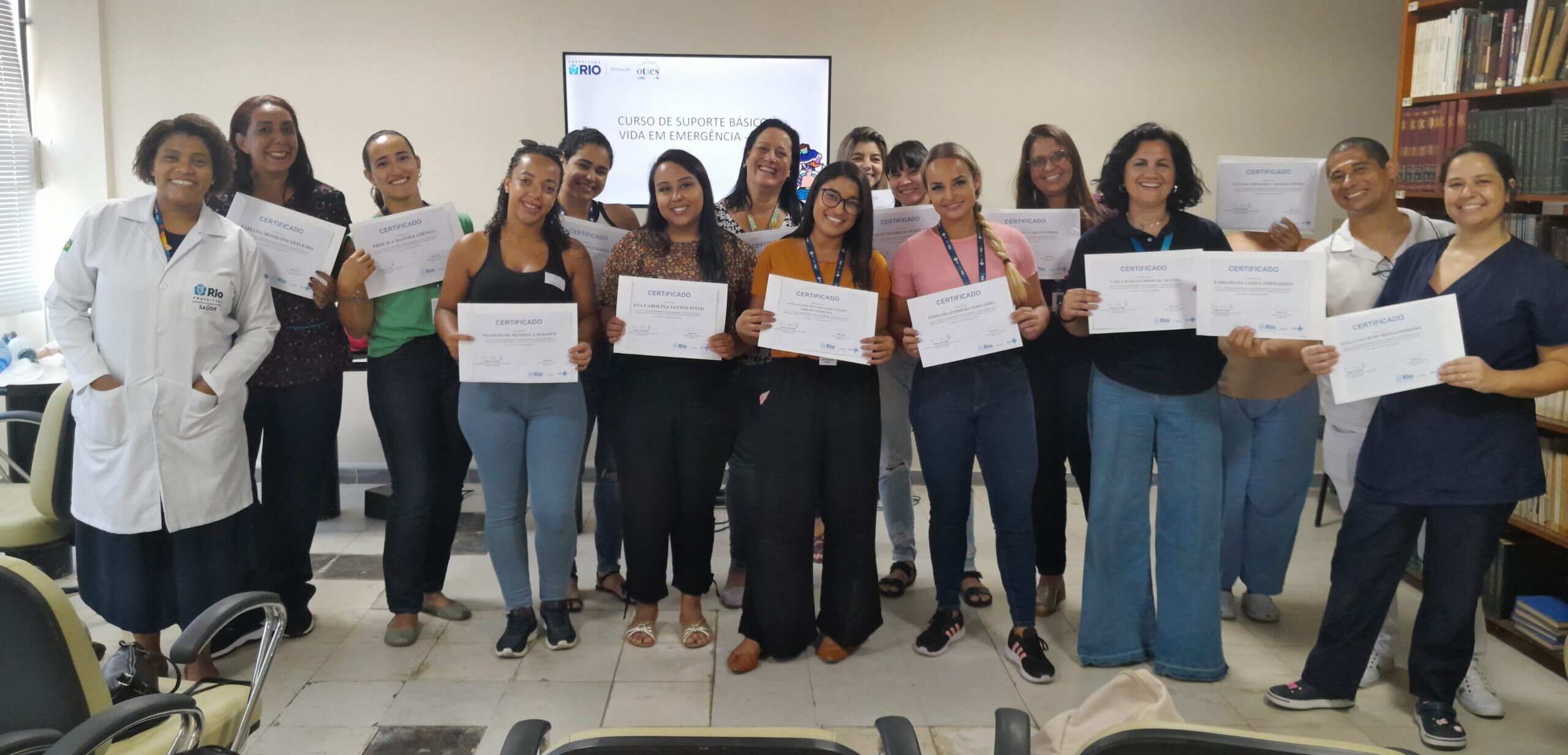 7ª turma do Suporte Básico à Vida em Emergências no Andaraí